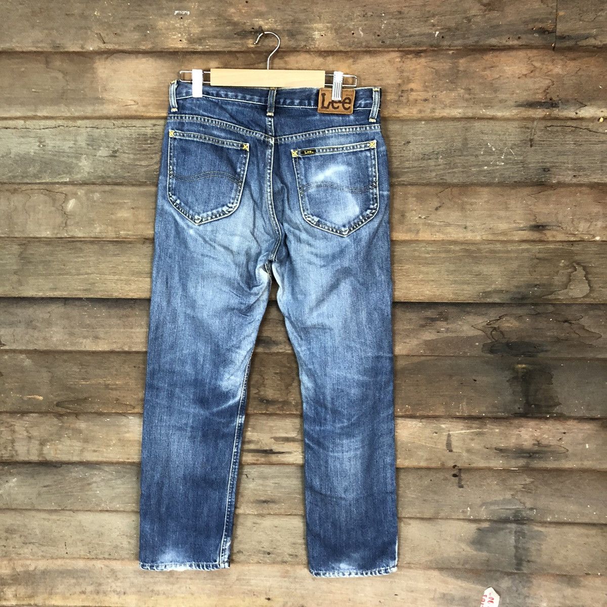 Lee Lee Blue vintage Distressed Denim Pants #5038 Size US 30 / EU 46 - 9 Thumbnail