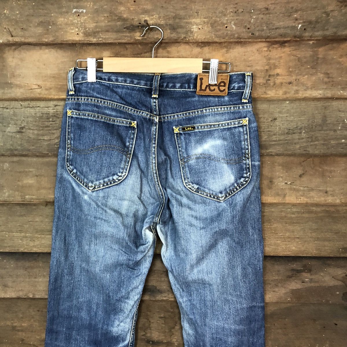 Lee Lee Blue vintage Distressed Denim Pants #5038 Size US 30 / EU 46 - 10 Thumbnail