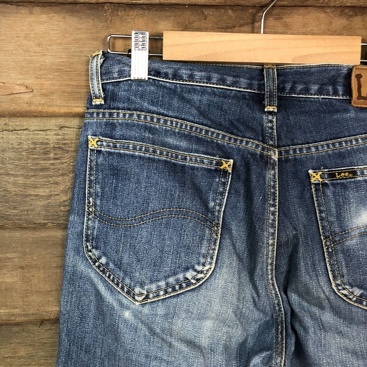 Lee Lee Blue vintage Distressed Denim Pants #5038 Size US 30 / EU 46 - 12 Thumbnail