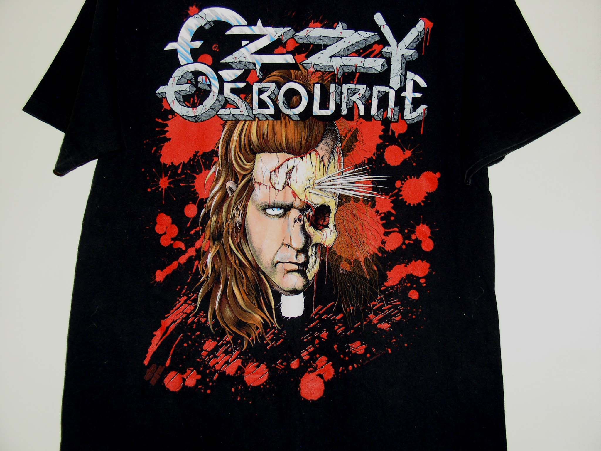Ozzy Osbourne Ozzy Osbourne Concert Tour T Shirt Vintage 1991 Size US L / EU 52-54 / 3 - 3 Thumbnail