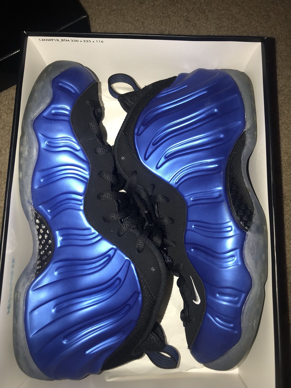 Nike Royal Blue Foams | Grailed