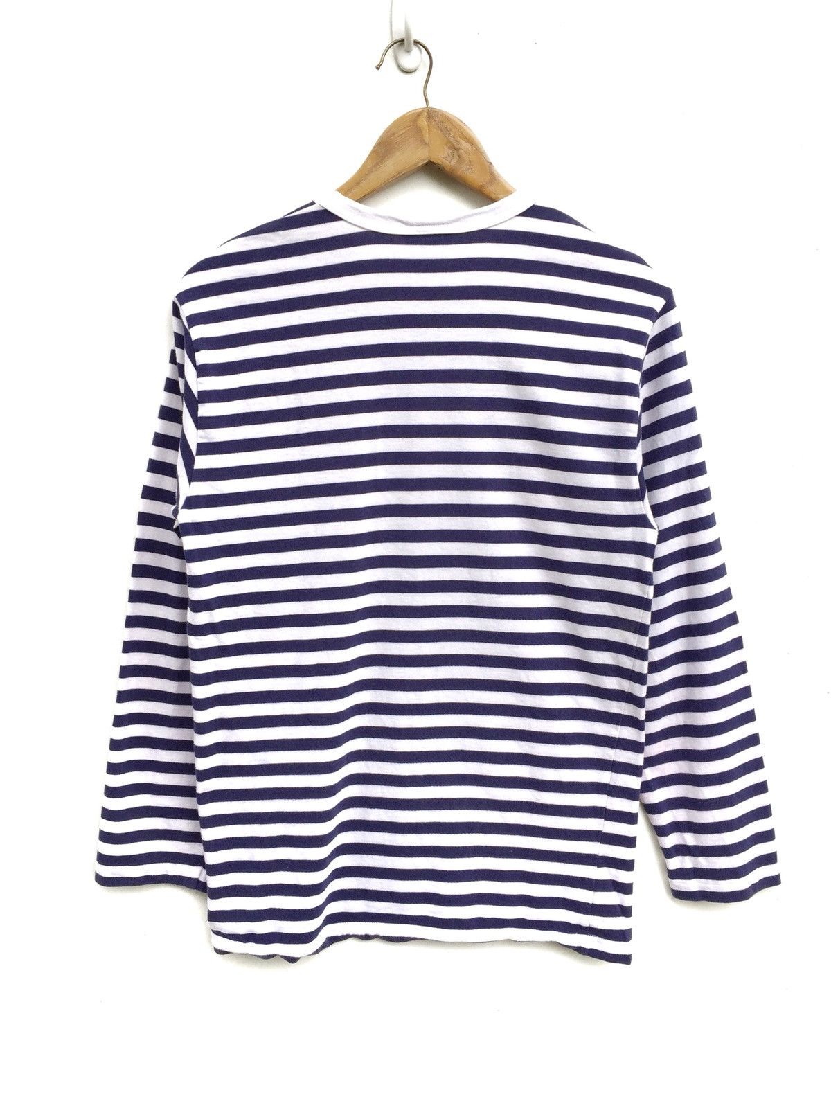 agnes b. Agnes B. White/Navy Blue Prisoners Shirts Size US M / EU 48-50 / 2 - 3 Thumbnail