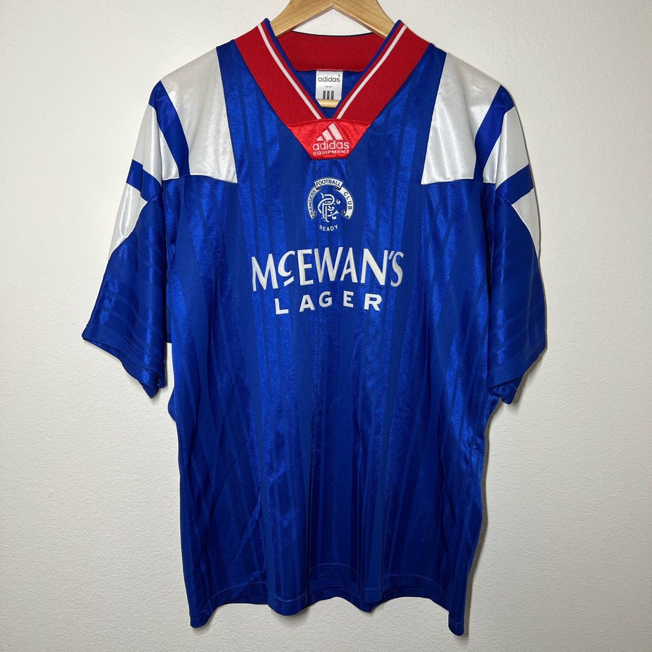 Adidas × Vintage Glasgow Rangers 1992-1994 Home Jersey | Grailed
