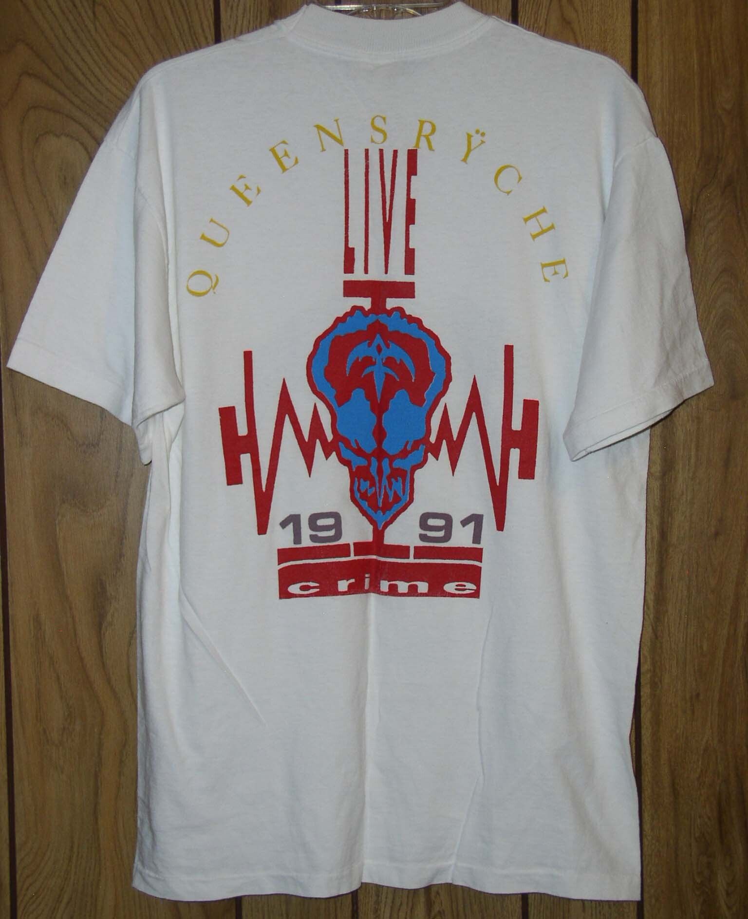 Vintage Queensryche Concert Shirt Vintage 1991 Empire Live 1991