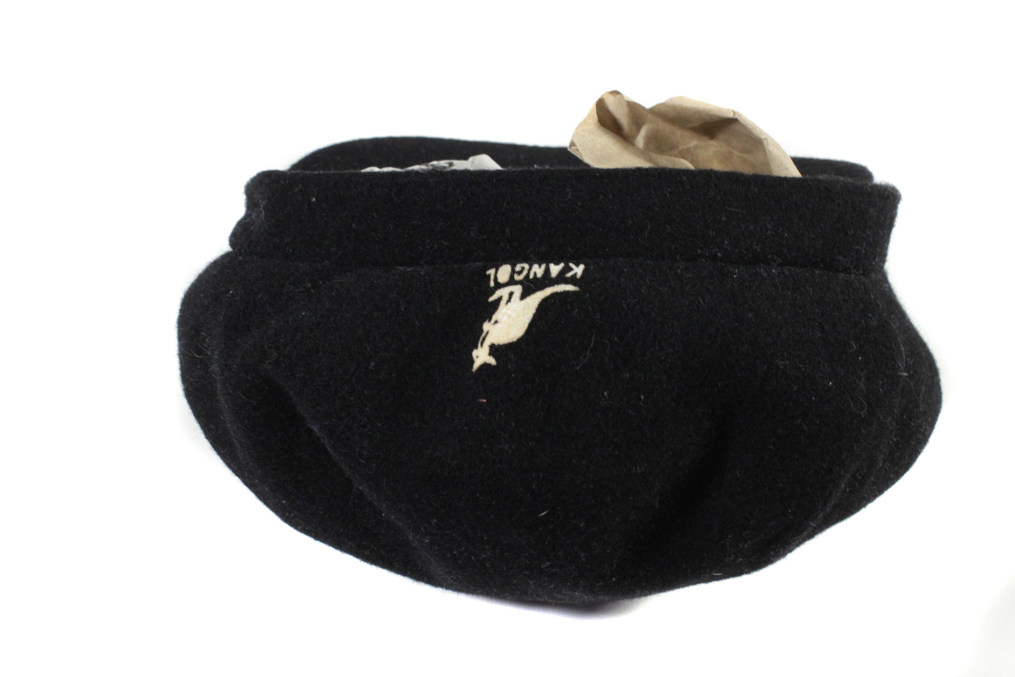 Kangol 90S Logo Beret Wool Hat Vintage Size ONE SIZE - 4 Thumbnail