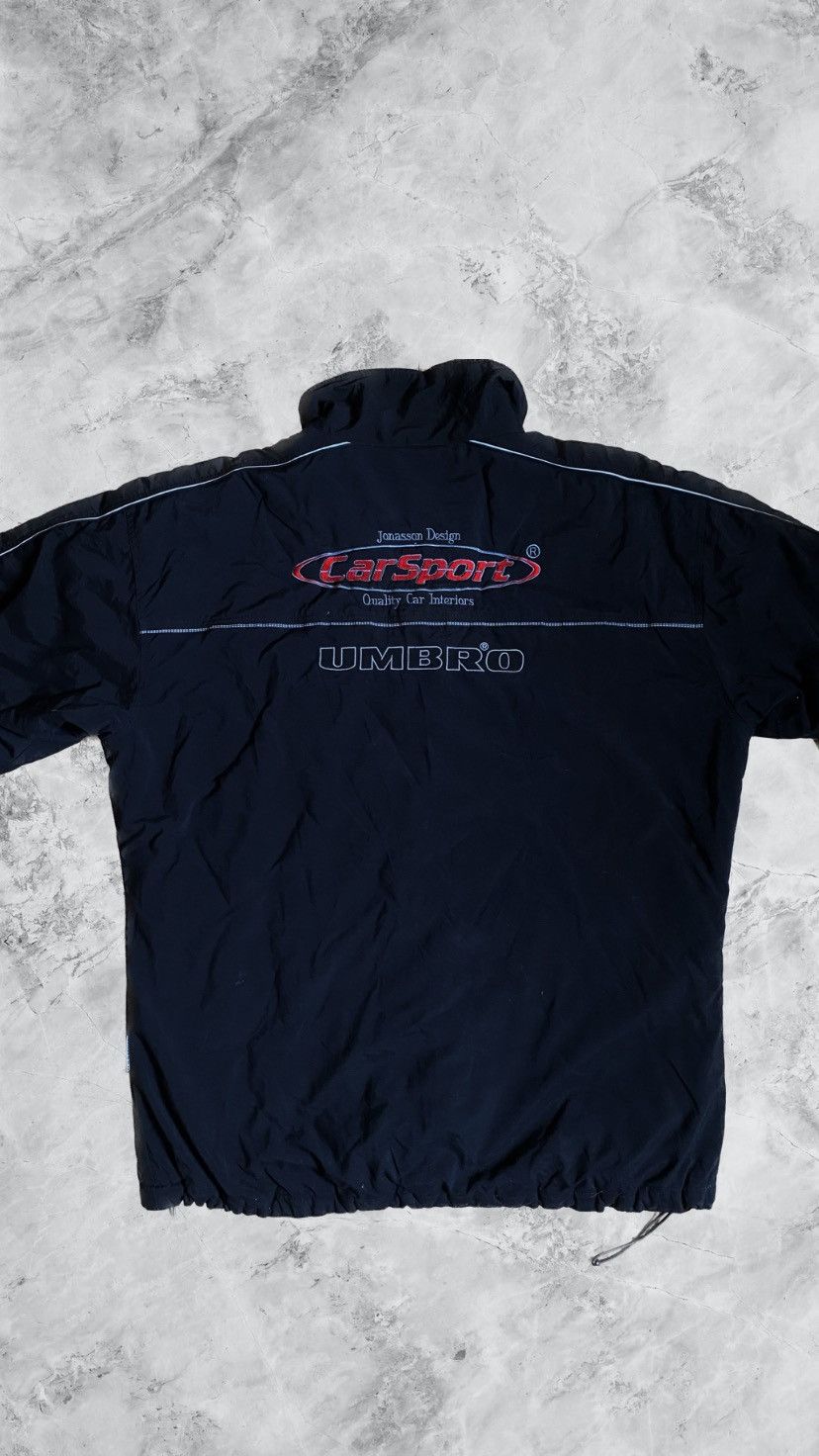 Umbro × Vintage 90s Racing Jacket Umbro Carsport vintage black jacket Size US XL / EU 56 / 4 - 2 Thumbnail
