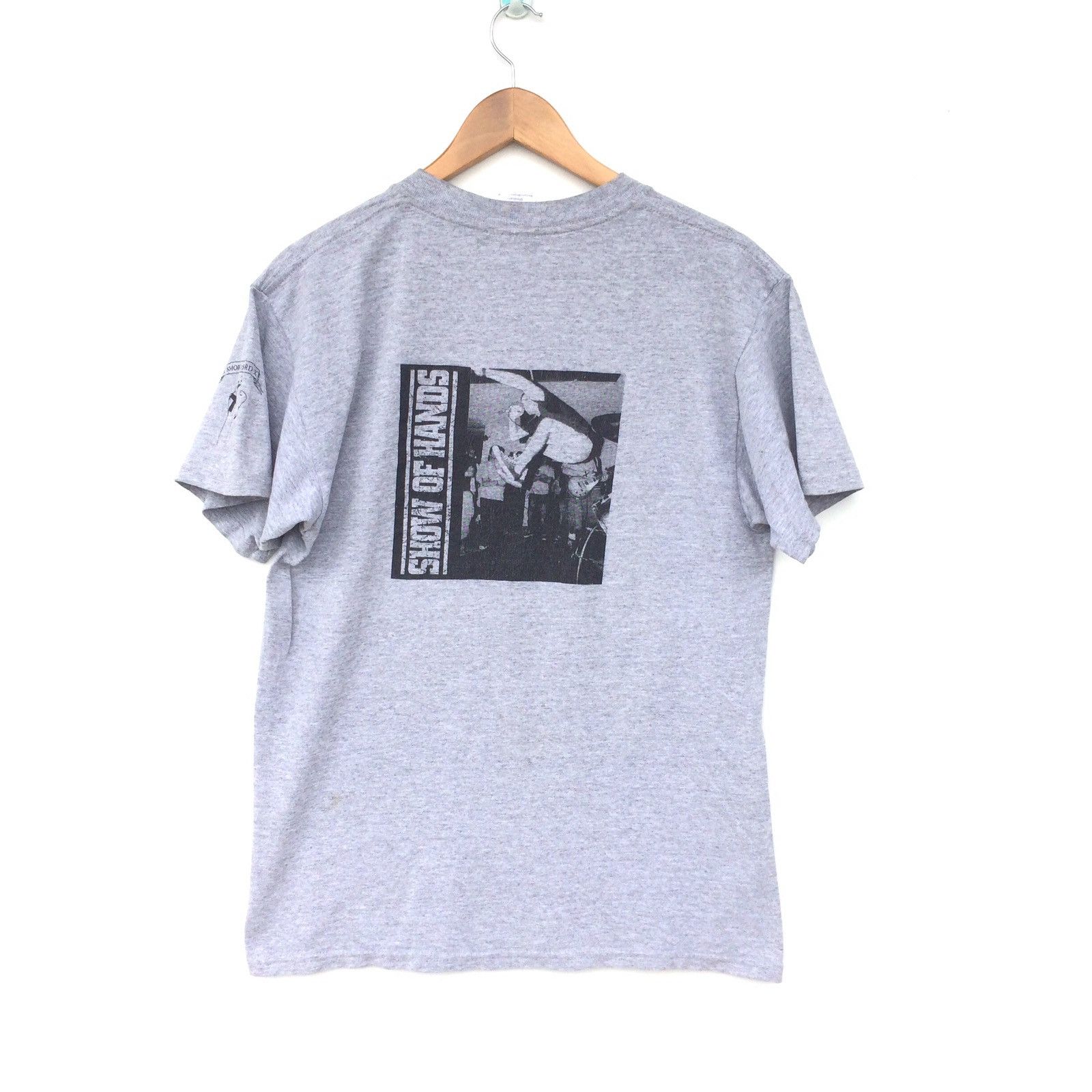 Vintage Rare Vintage Show Of Hands Shirt Hardcore Punk Rock Hxc Nyh Size US M / EU 48-50 / 2 - 1 Thumbnail