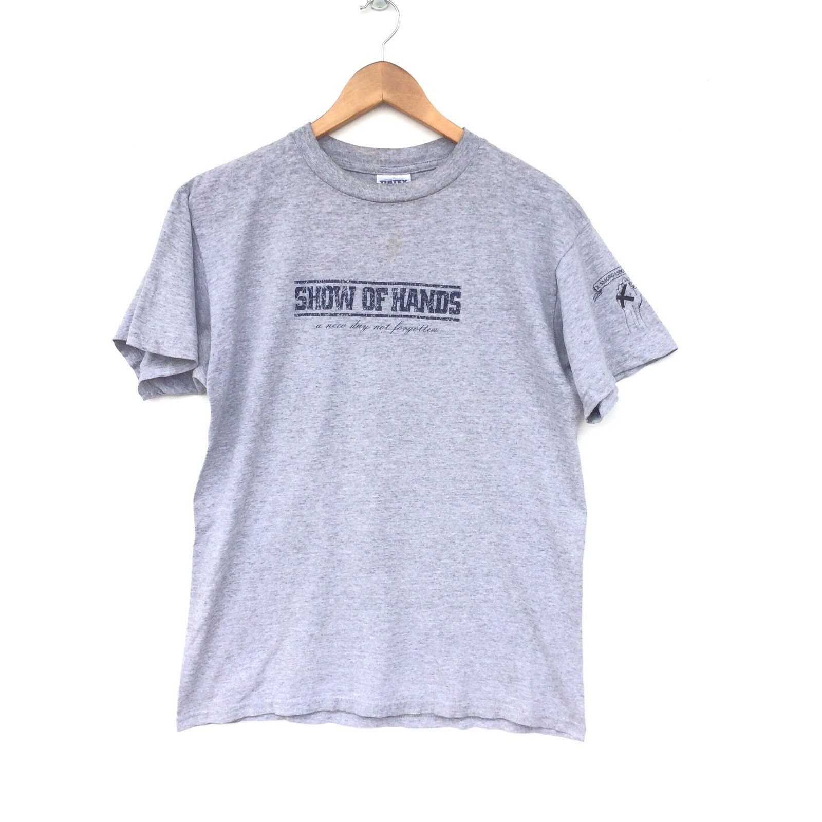 Vintage Rare Vintage Show Of Hands Shirt Hardcore Punk Rock Hxc Nyh Size US M / EU 48-50 / 2 - 4 Thumbnail