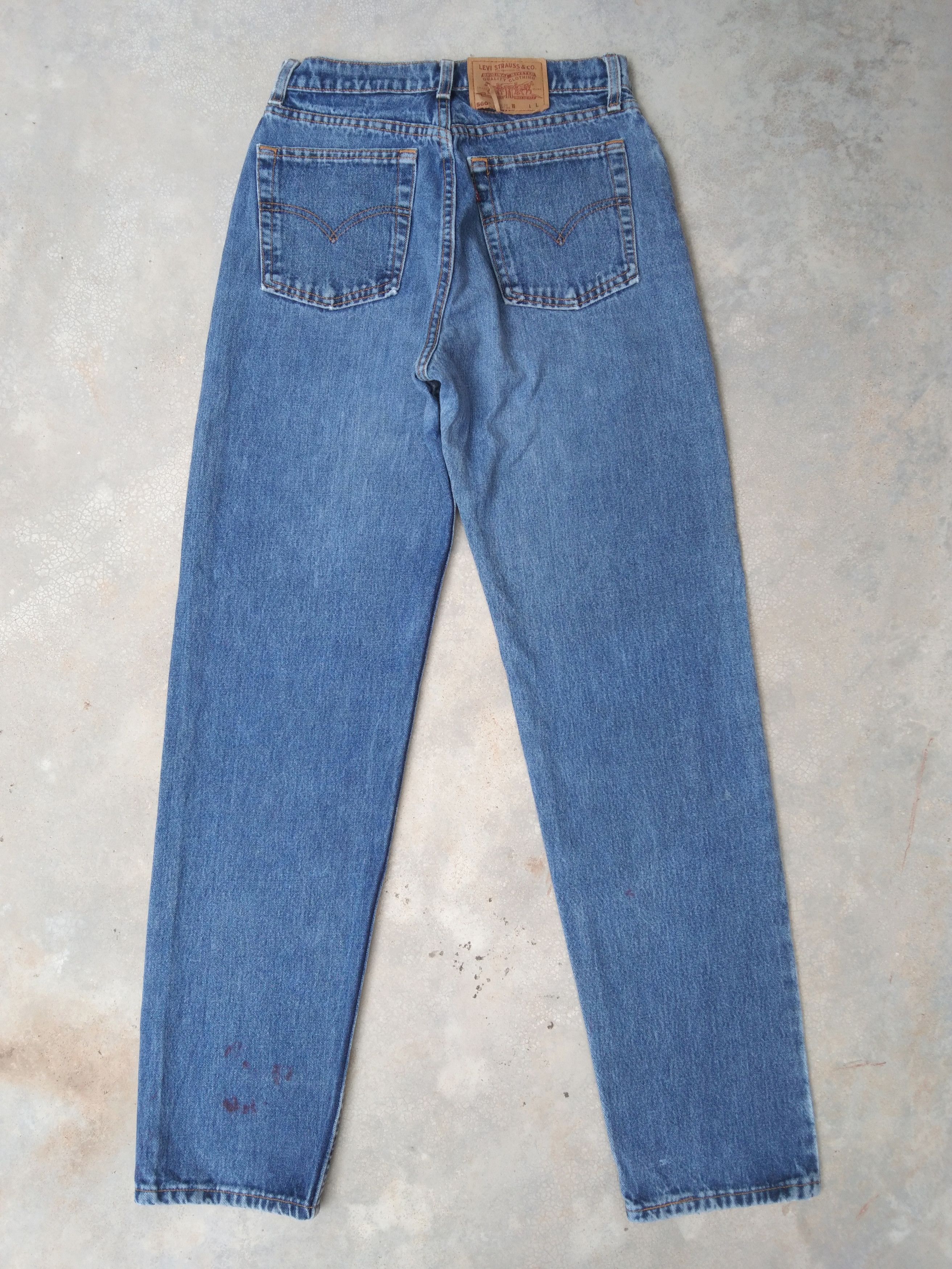 Levi's 90s Vintage Levi's Jeans 560 Made In USA 28x33 Size US 28 / EU 44 - 2 Thumbnail
