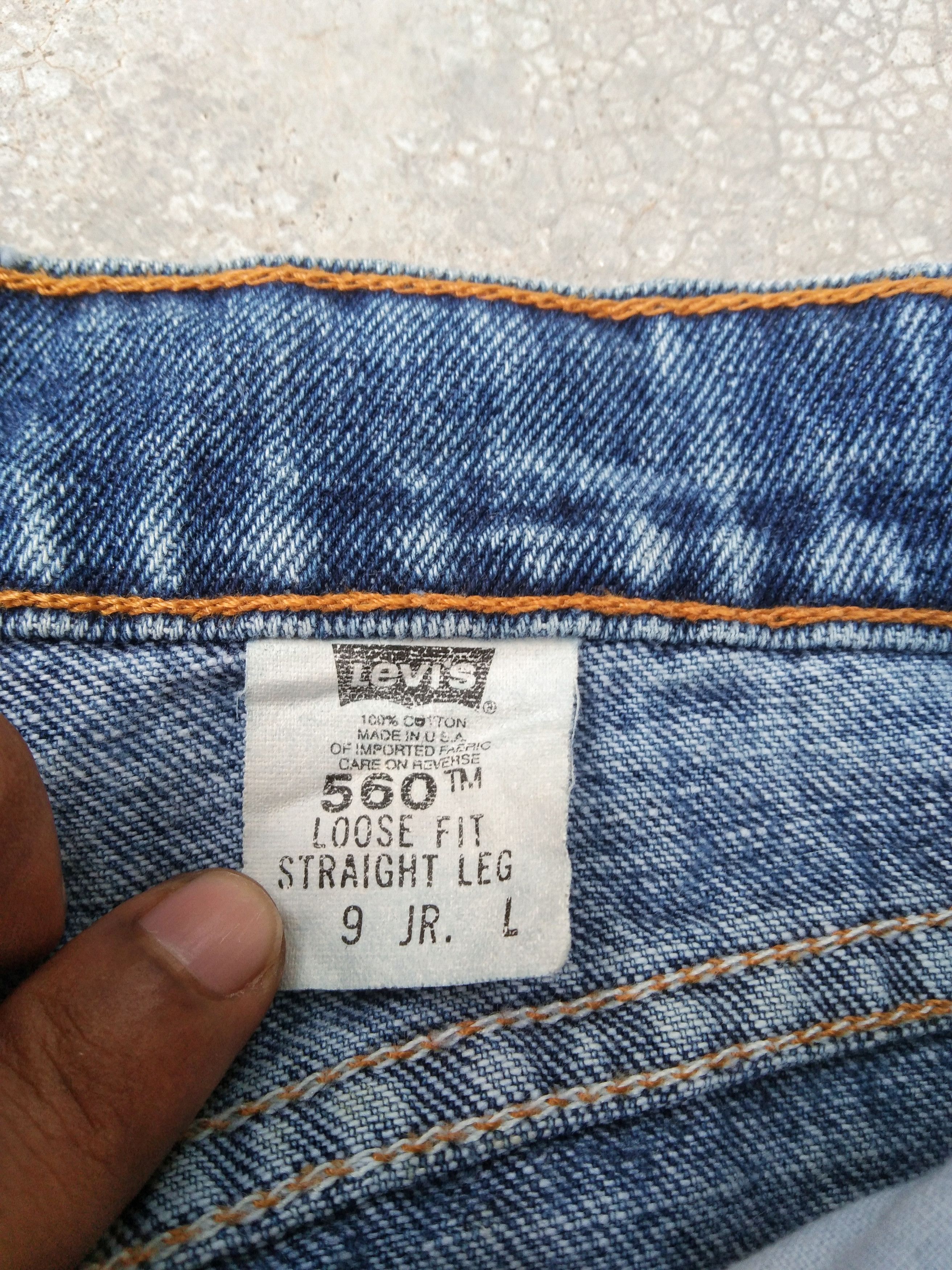 Levi's 90s Vintage Levi's Jeans 560 Made In USA 28x33 Size US 28 / EU 44 - 11 Thumbnail