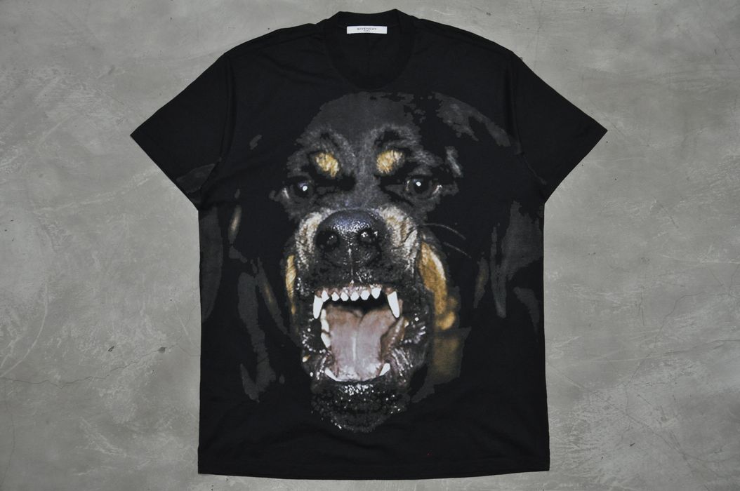 Givenchy Givenchy - Riccardo Tisci - S/S 15 - Rottweiler-Print Tee ...