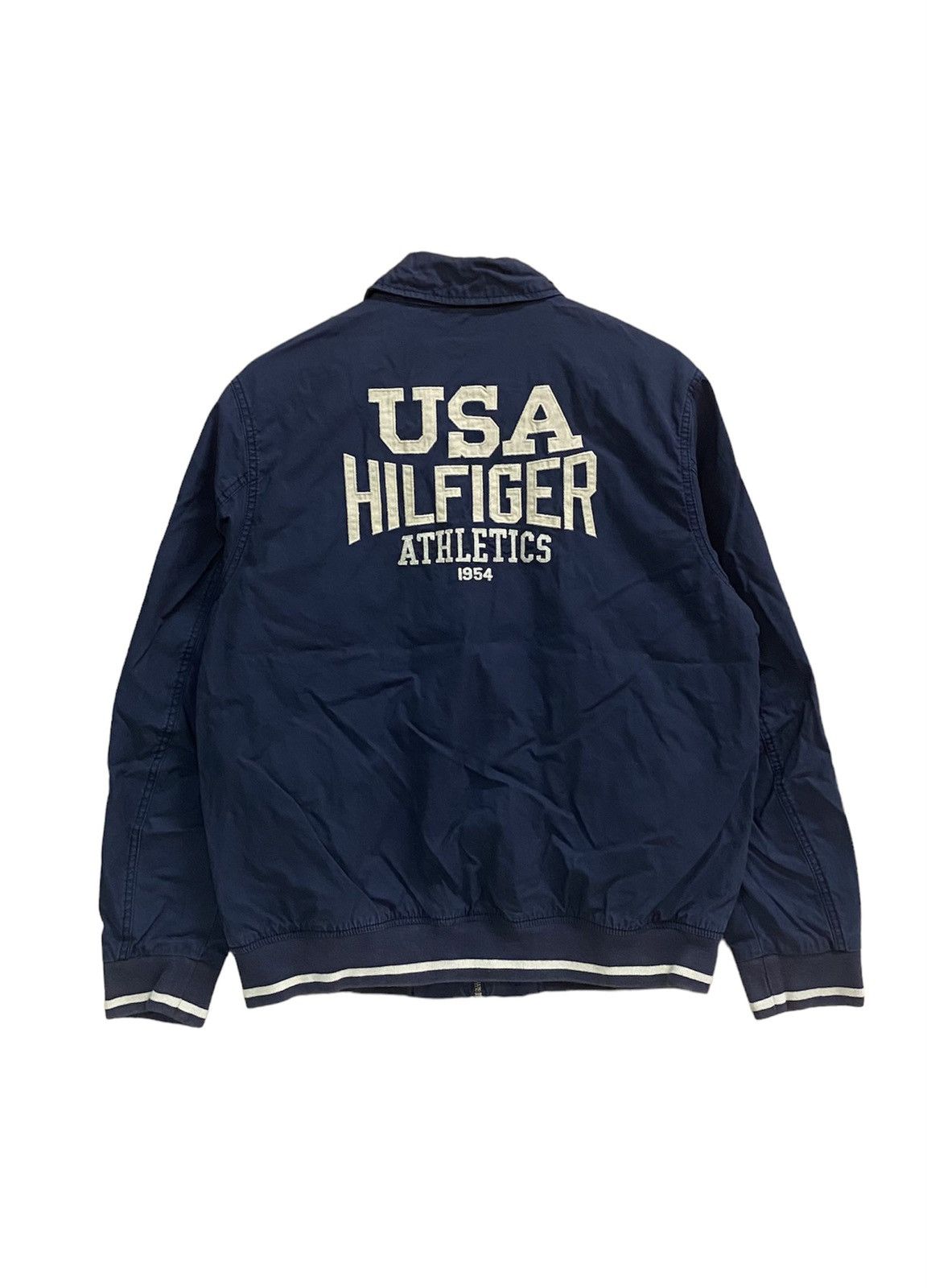 Vintage Tommy Hilfiger big spellout varsity jacket