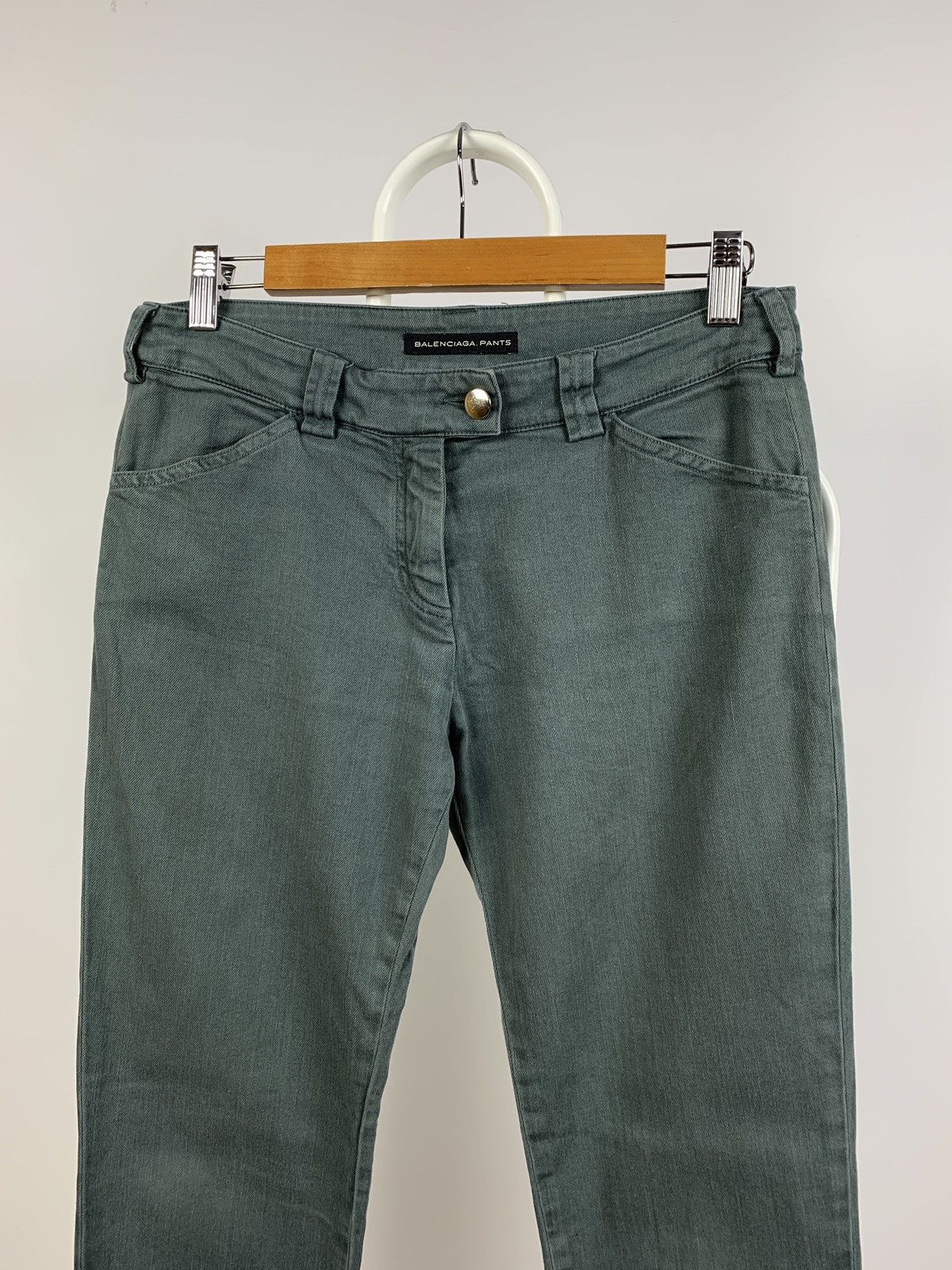 Balenciaga Balenciaga Women’s Ankle Zip Skinny Denim Jeans Pants Size 27" / US 4 / IT 40 - 6 Thumbnail