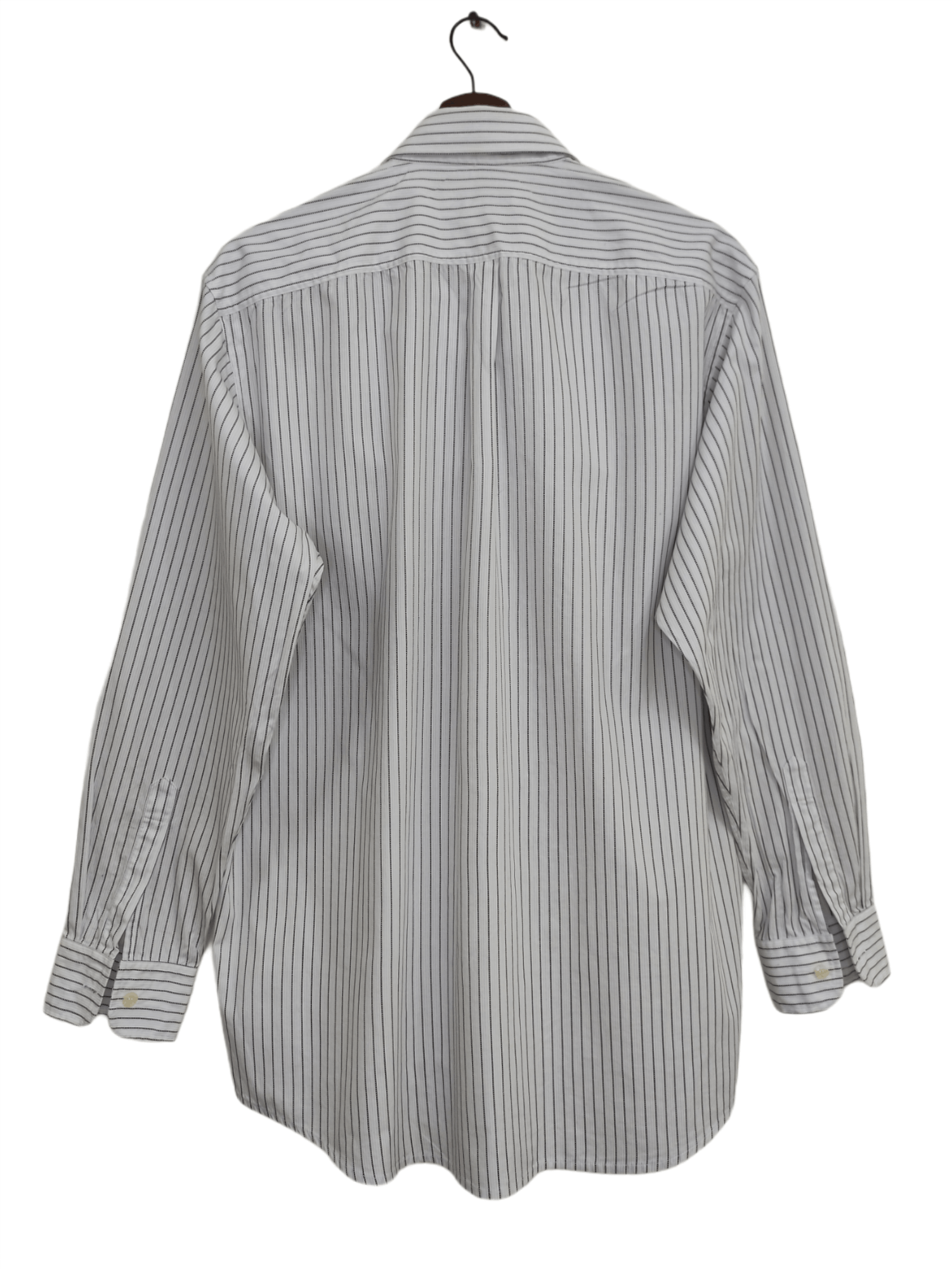 Vintage × Yves Saint Laurent Vintage 3x Yves Saint Laurent White And Stripes Shirts Size US M / EU 48-50 / 2 - 16 Thumbnail