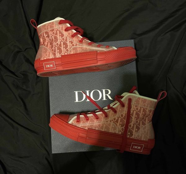 Dior Dior Red oblique B23 high top size 44 b22 b27 b30 Size US 11 / EU 44 - 1 Preview