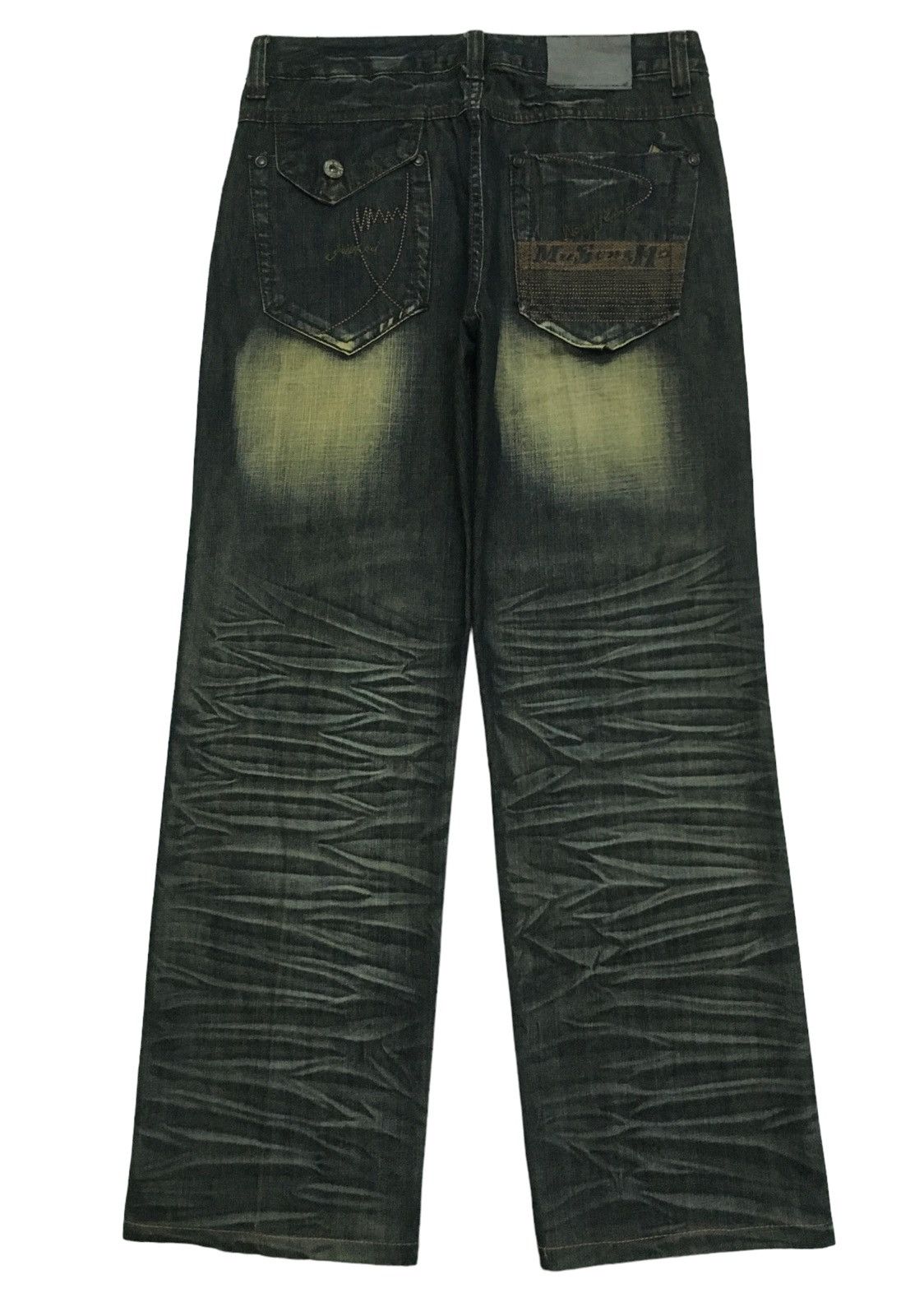 If Six Was Nine × Japanese Brand × Le Grande Bleu (L.G.B.) Rare Design Vintage Japanese Brand Musenghuo Jeans 2000s Size US 34 / EU 50 - 2 Thumbnail