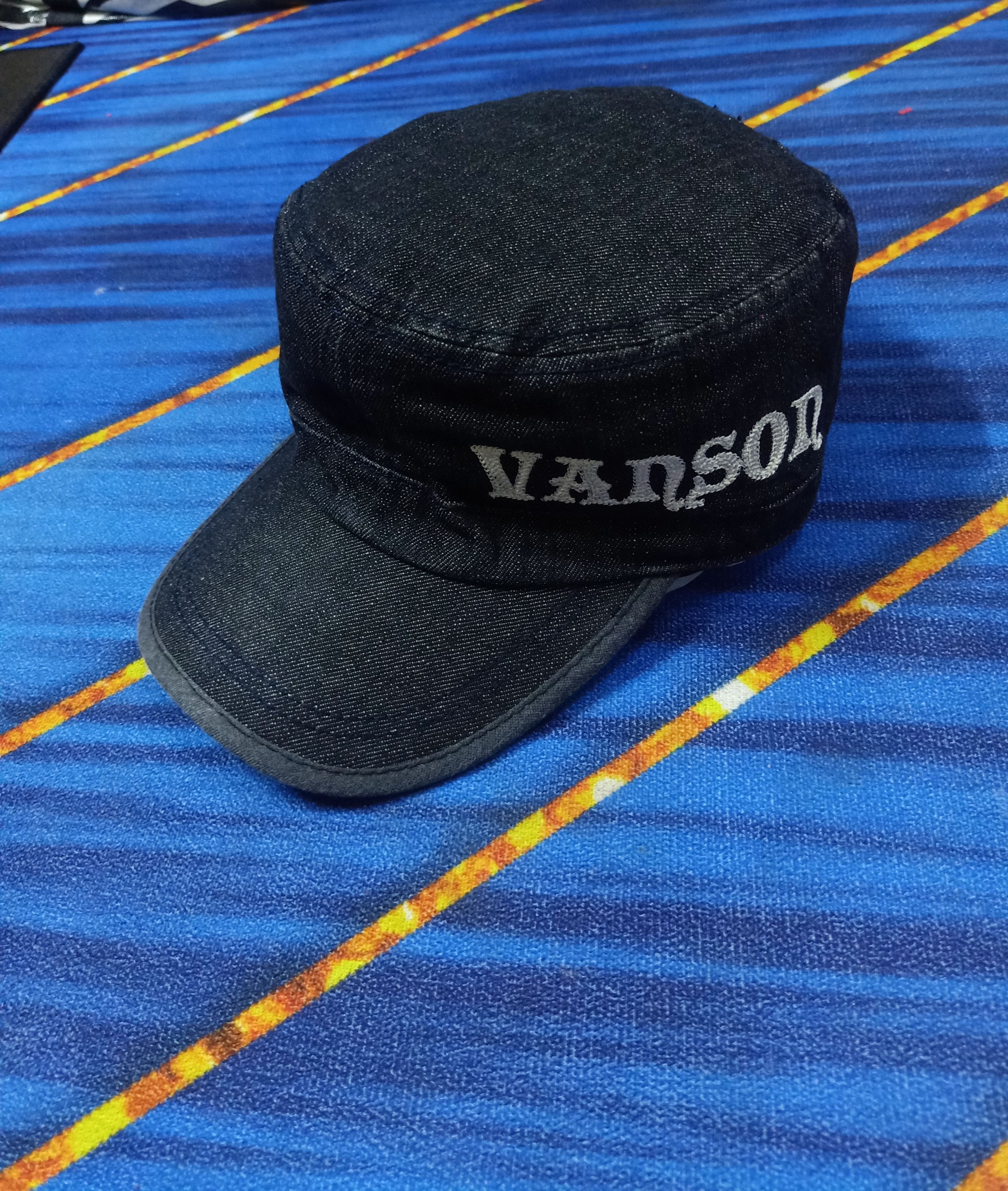 RIDING HIGH × Vanson Leathers Vanson Cotton Denim Hat Size ONE SIZE - 1 Thumbnail