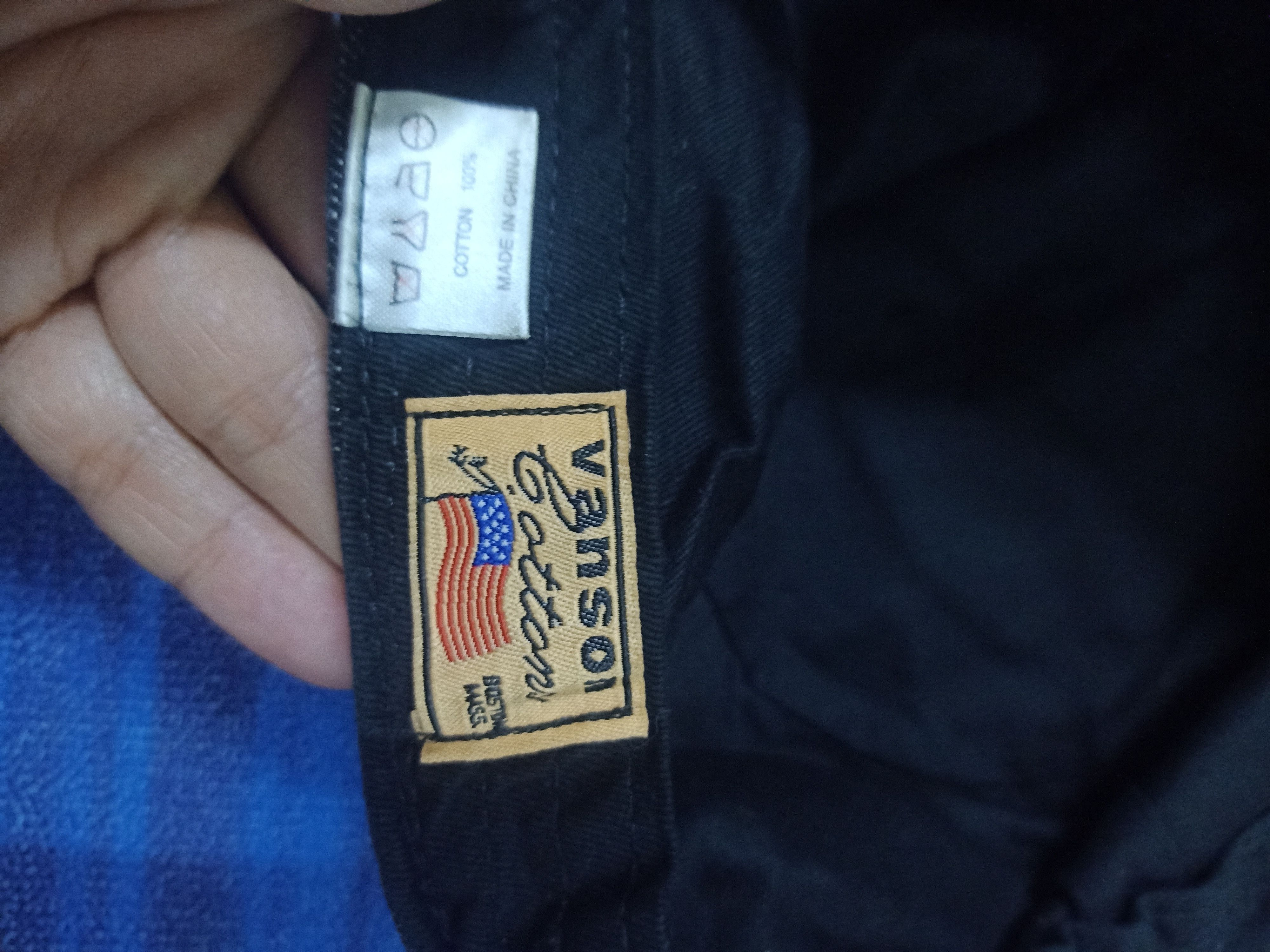 RIDING HIGH × Vanson Leathers Vanson Cotton Denim Hat Size ONE SIZE - 4 Thumbnail