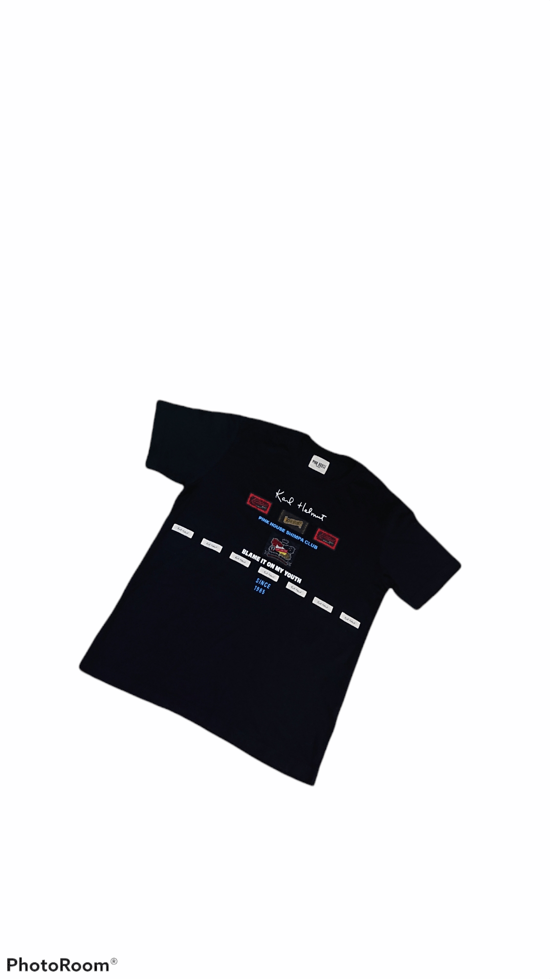 Japanese Brand × Karl Helmut Vintage Rare 90s Karl Helmut X Pink House Tshirt Size US L / EU 52-54 / 3 - 2 Thumbnail