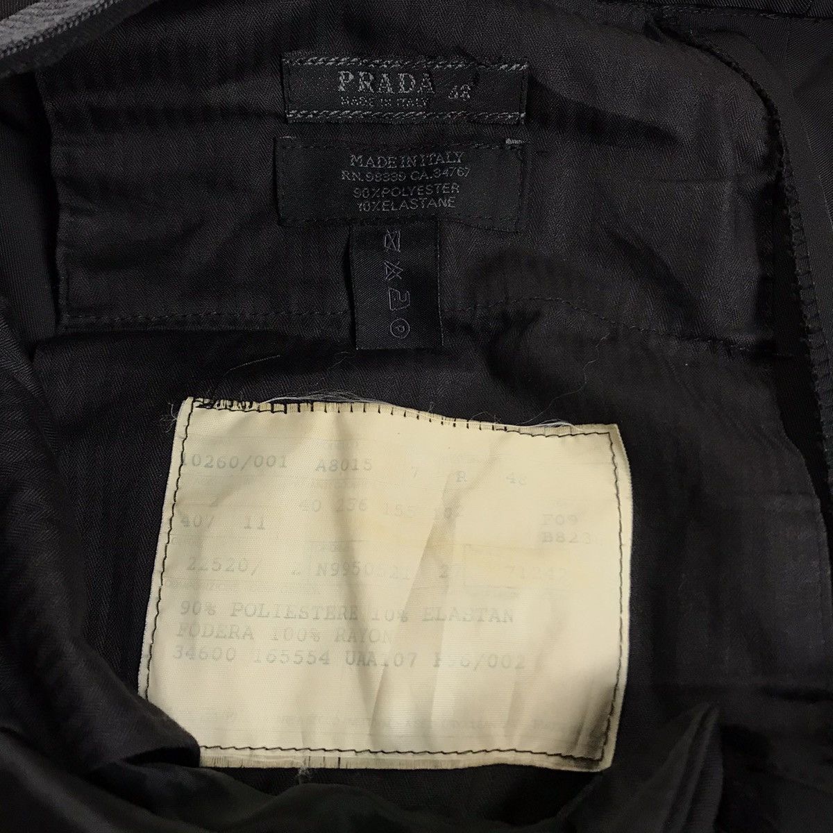 Prada Prada - Belted Straight Cut Trousers Size US 30 / EU 46 - 13 Thumbnail
