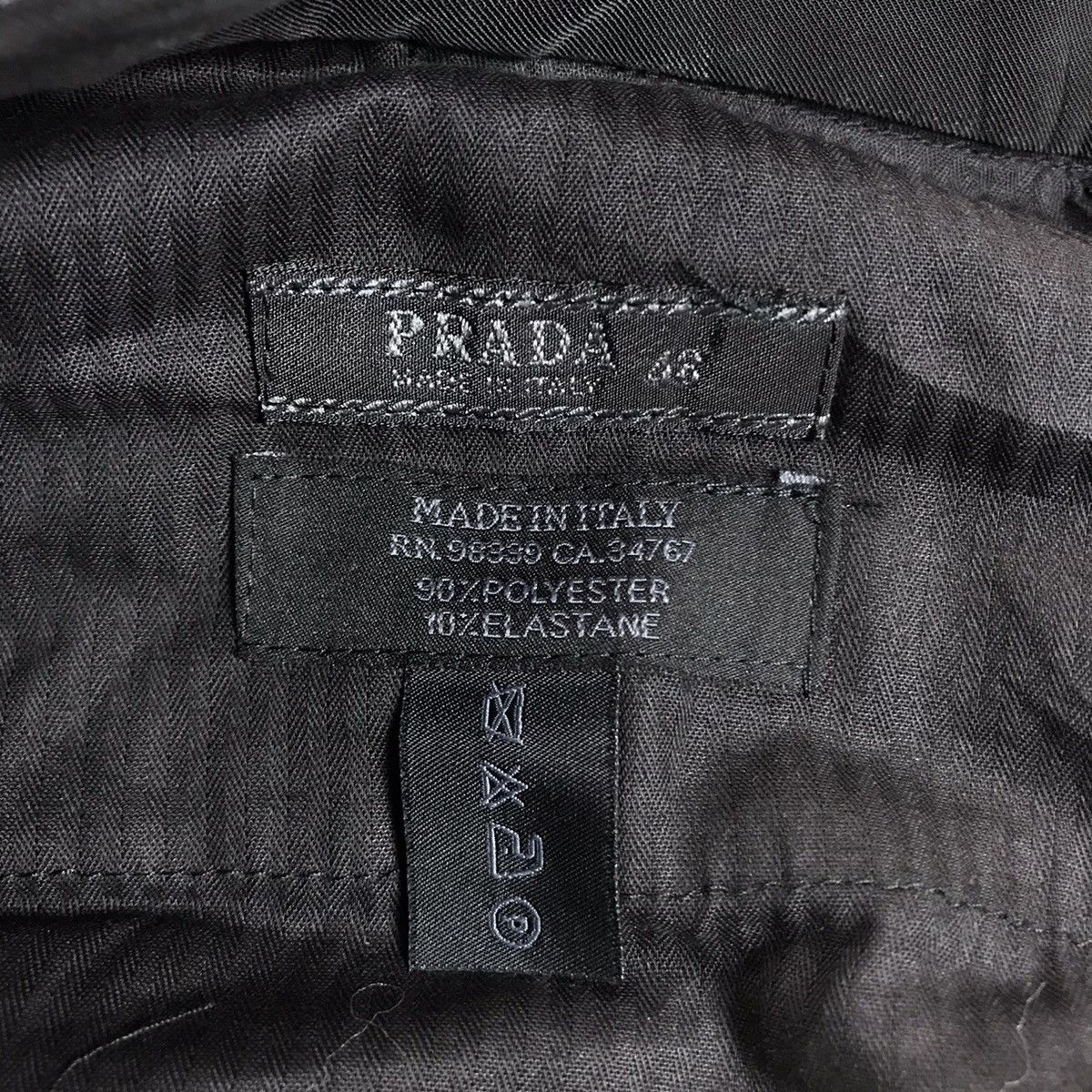 Prada Prada - Belted Straight Cut Trousers Size US 30 / EU 46 - 14 Thumbnail