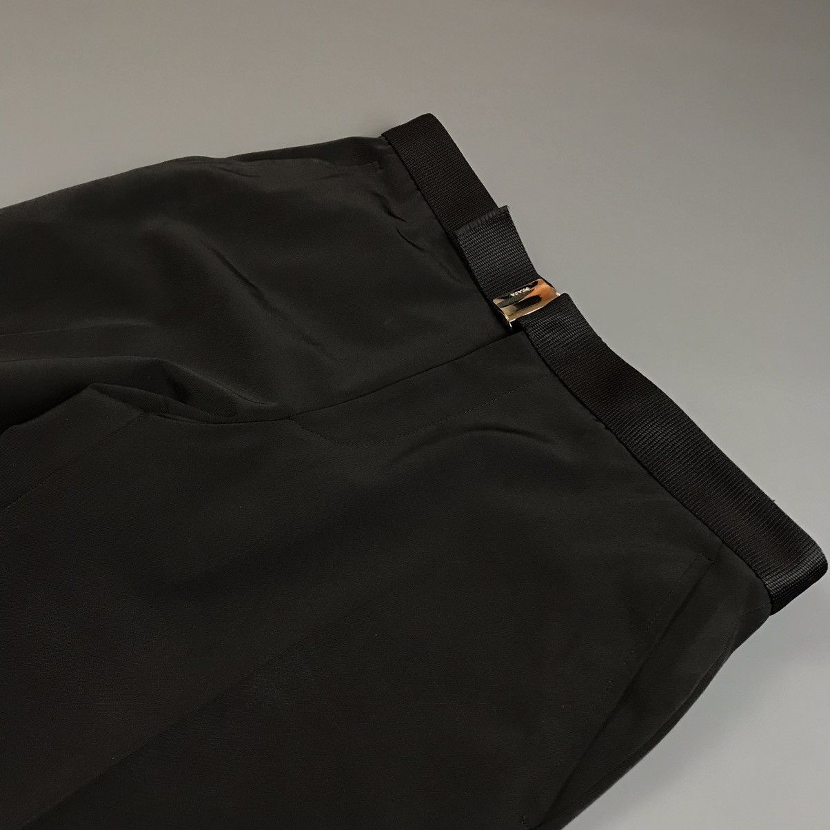 Prada Prada - Belted Straight Cut Trousers Size US 30 / EU 46 - 3 Thumbnail