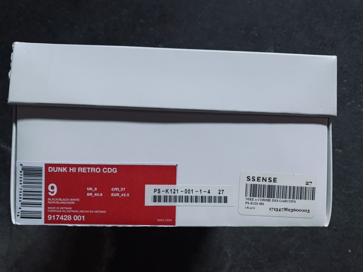 Comme des Garcons × Nike Nike Dunk Commes Des Garcon Homme Plus Size US 9 / EU 42 - 7 Thumbnail