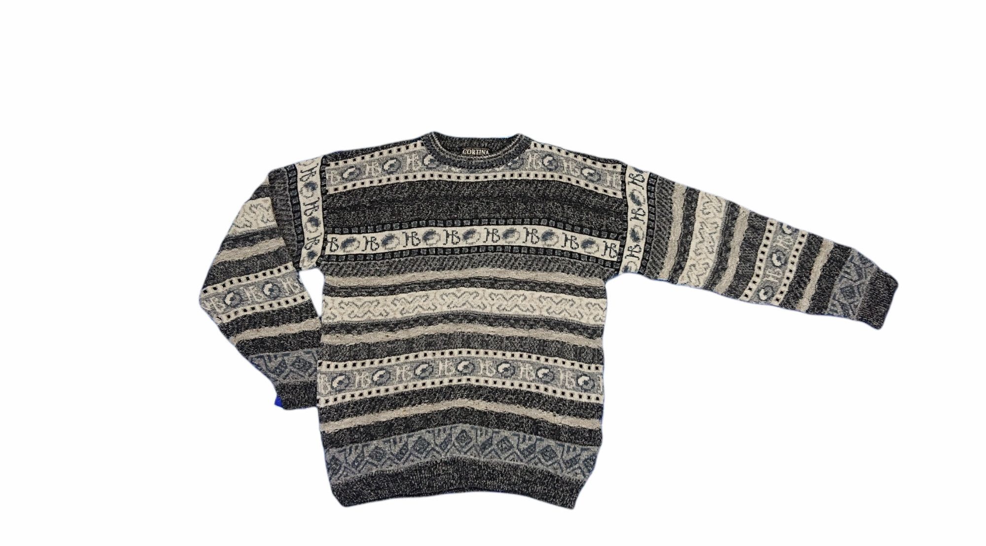 Cortina Vintage Rare 80s Knit cortina italy X Avant Garde Size US XL / EU 56 / 4 - 1 Thumbnail