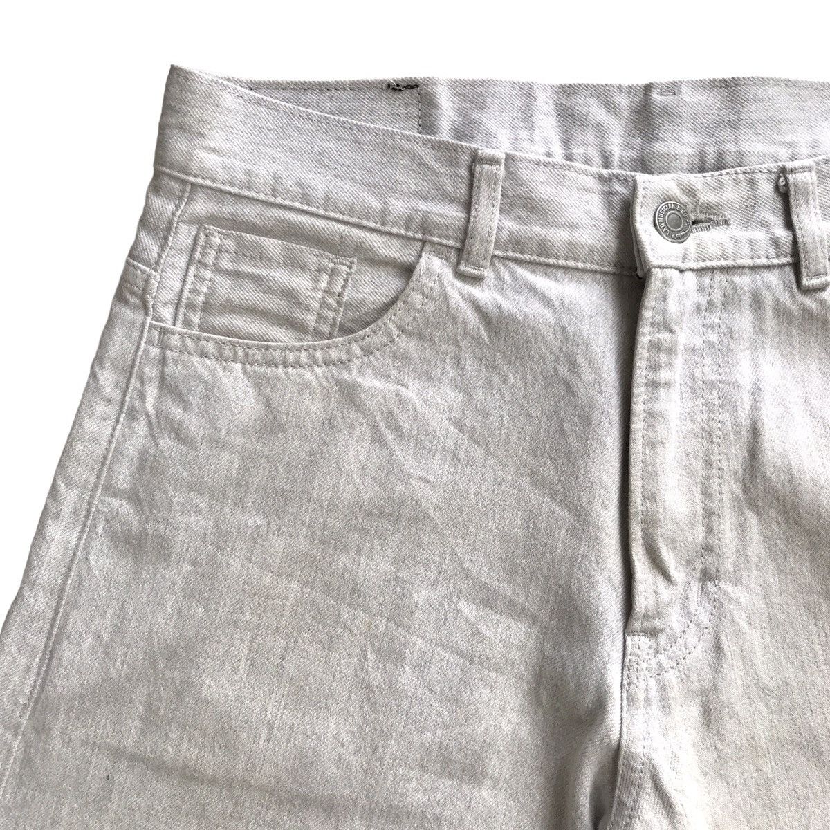 Japanese Brand × Lad Musician Lad Musician Japan Off White Greyish Denim Size US 31 - 5 Thumbnail