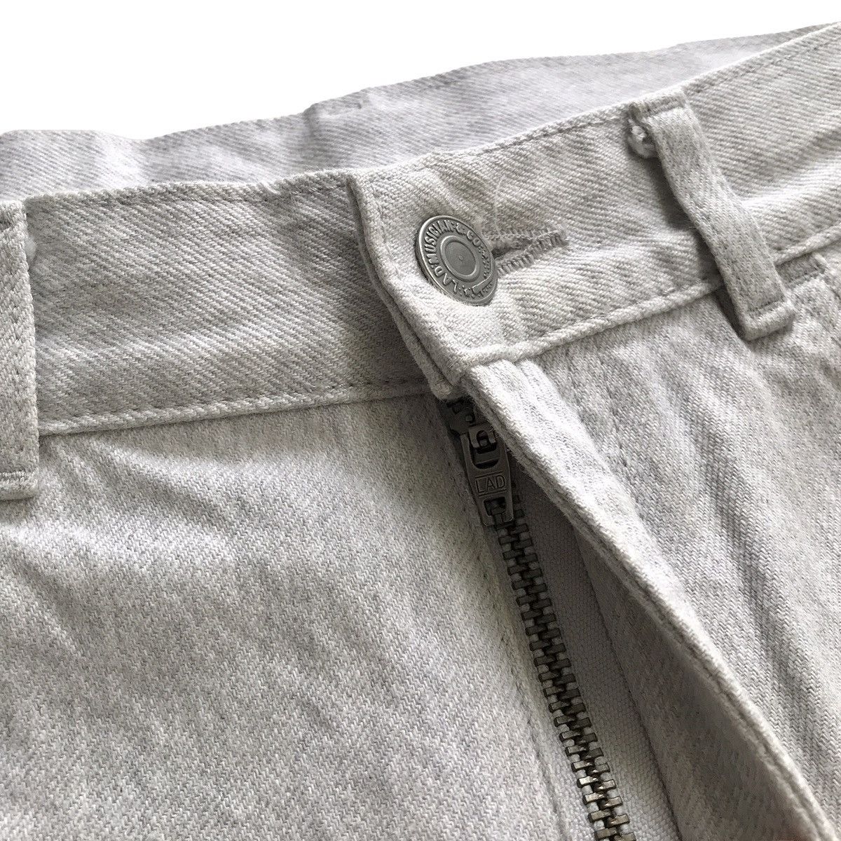 Japanese Brand × Lad Musician Lad Musician Japan Off White Greyish Denim Size US 31 - 6 Thumbnail