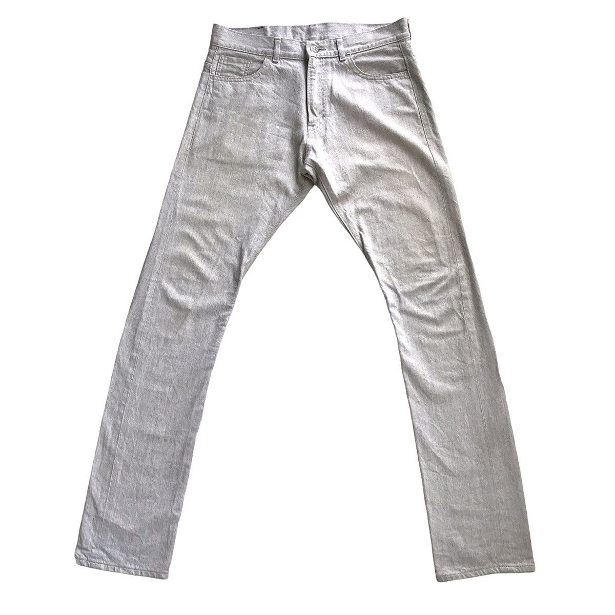 Japanese Brand × Lad Musician Lad Musician Japan Off White Greyish Denim Size US 31 - 1 Thumbnail