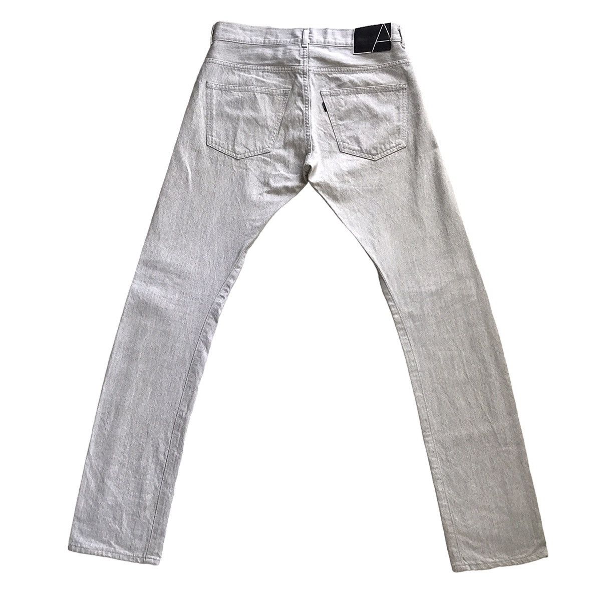 Japanese Brand × Lad Musician Lad Musician Japan Off White Greyish Denim Size US 31 - 2 Thumbnail