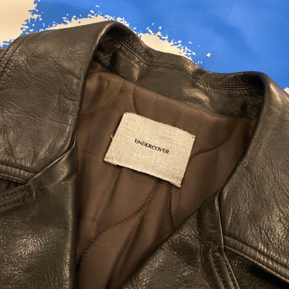 Undercover Undercover 13AW Anatomicouture Bone Leather Jacket Size
