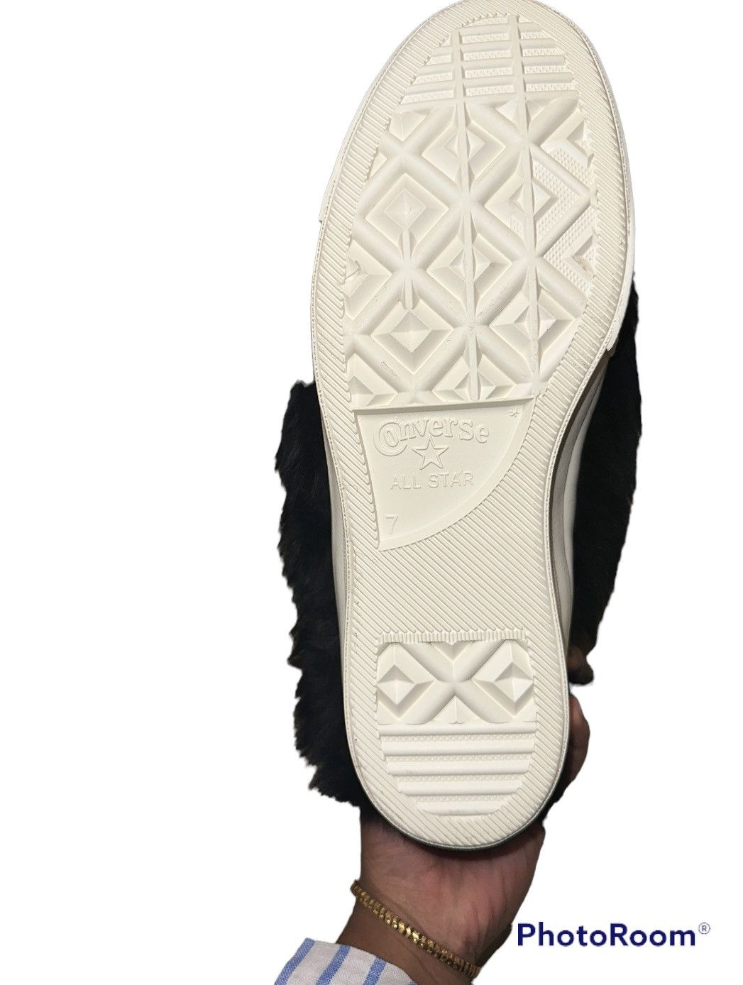 Ambush Design AMBUSH x Chuck 70 High 'Fuzzy - Black Egret' Size US 8 / IT 38 - 3 Thumbnail
