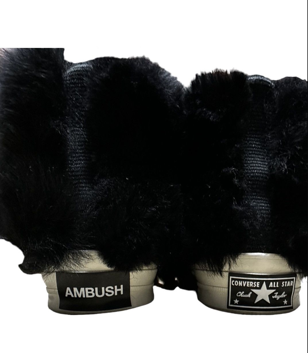 Ambush Design AMBUSH x Chuck 70 High 'Fuzzy - Black Egret' Size US 8 / IT 38 - 5 Thumbnail