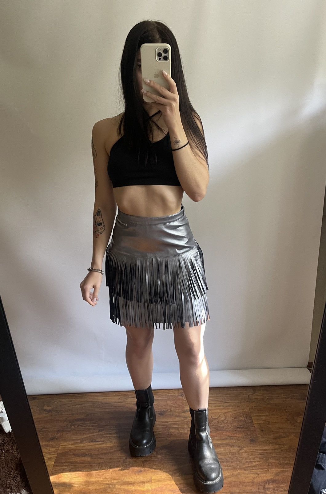Karl Lagerfeld Karl Lagerfeld Women’s Mini Skirt Size 26" / US 2 / IT 38 - 1 Thumbnail