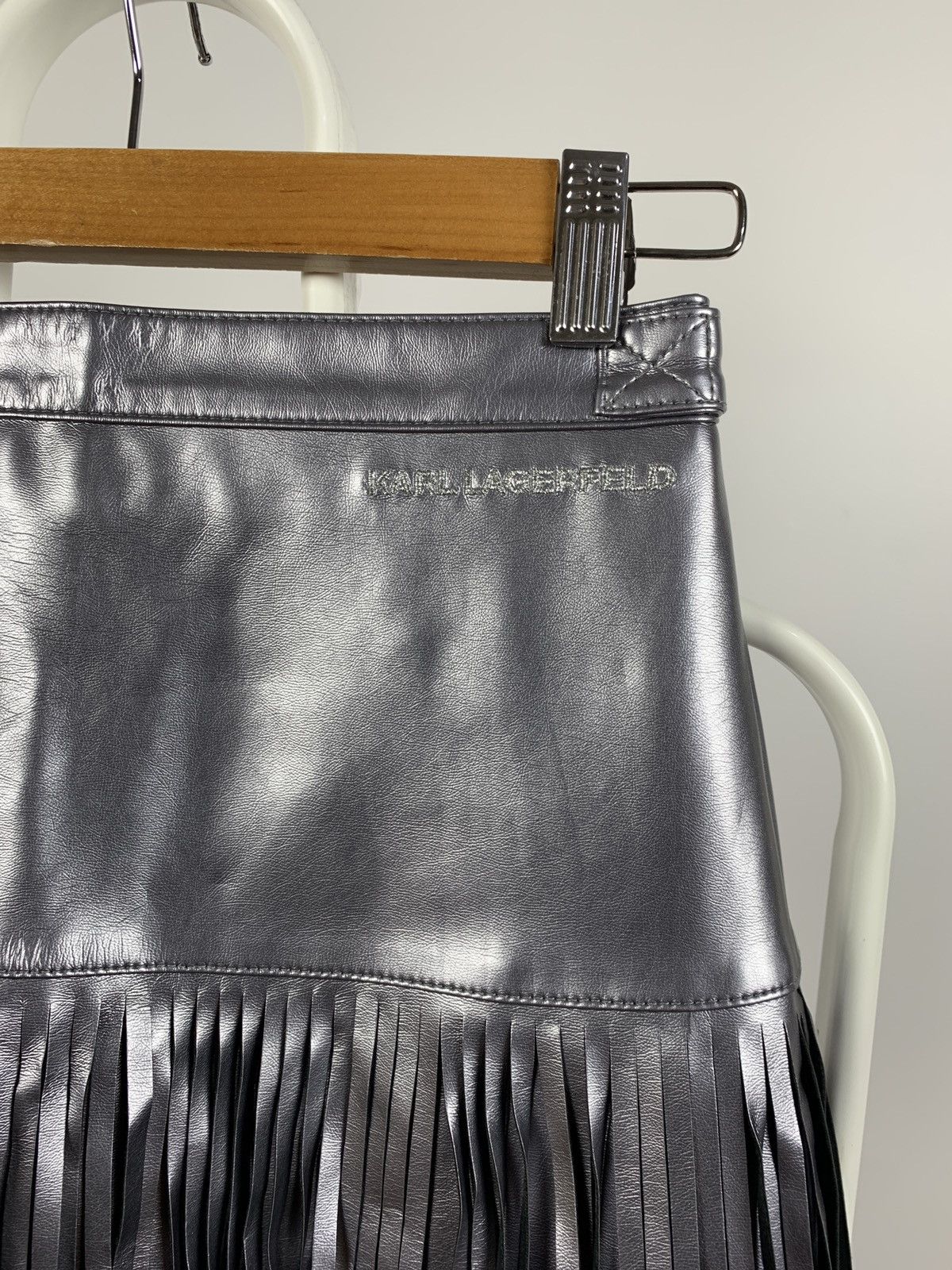 Karl Lagerfeld Karl Lagerfeld Women’s Mini Skirt Size 26" / US 2 / IT 38 - 8 Thumbnail