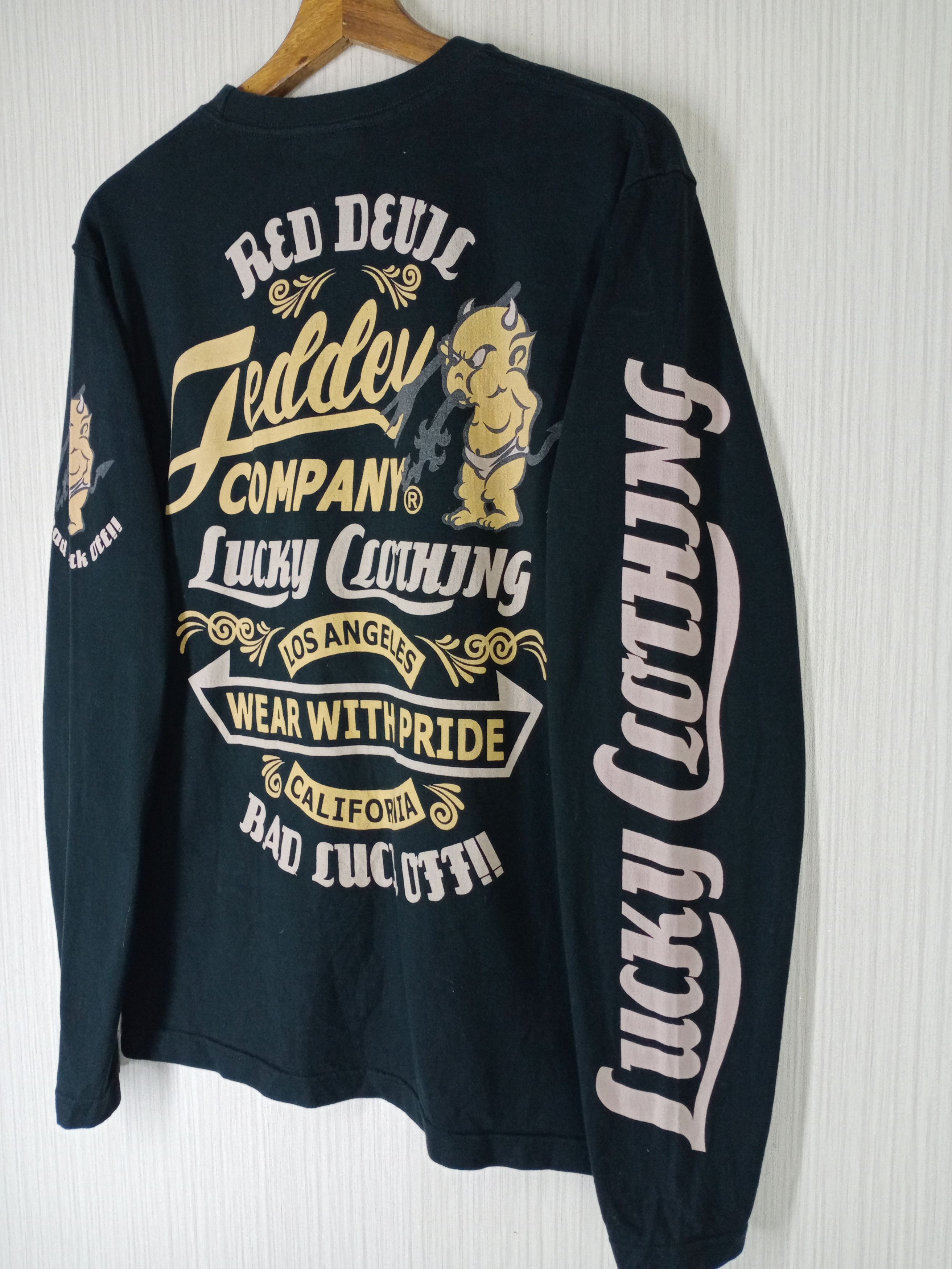 Japanese Brand Vintage Tedman Company Red Devil Lucky Clothing Tshirt Size US M / EU 48-50 / 2 - 2 Thumbnail