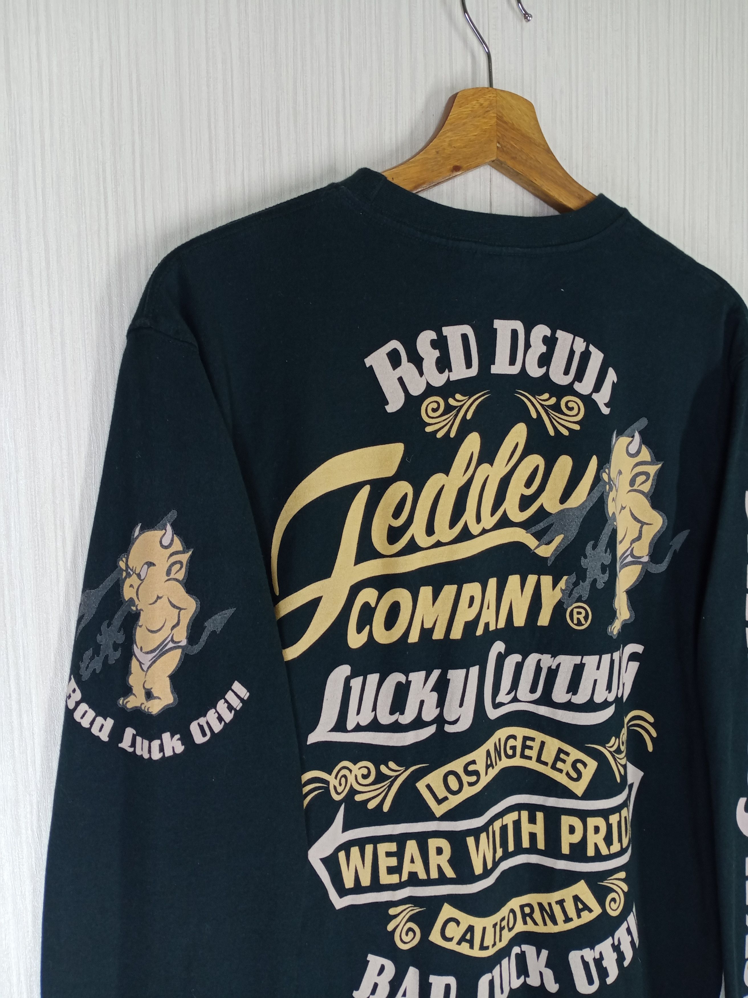 Japanese Brand Vintage Tedman Company Red Devil Lucky Clothing Tshirt Size US M / EU 48-50 / 2 - 7 Thumbnail
