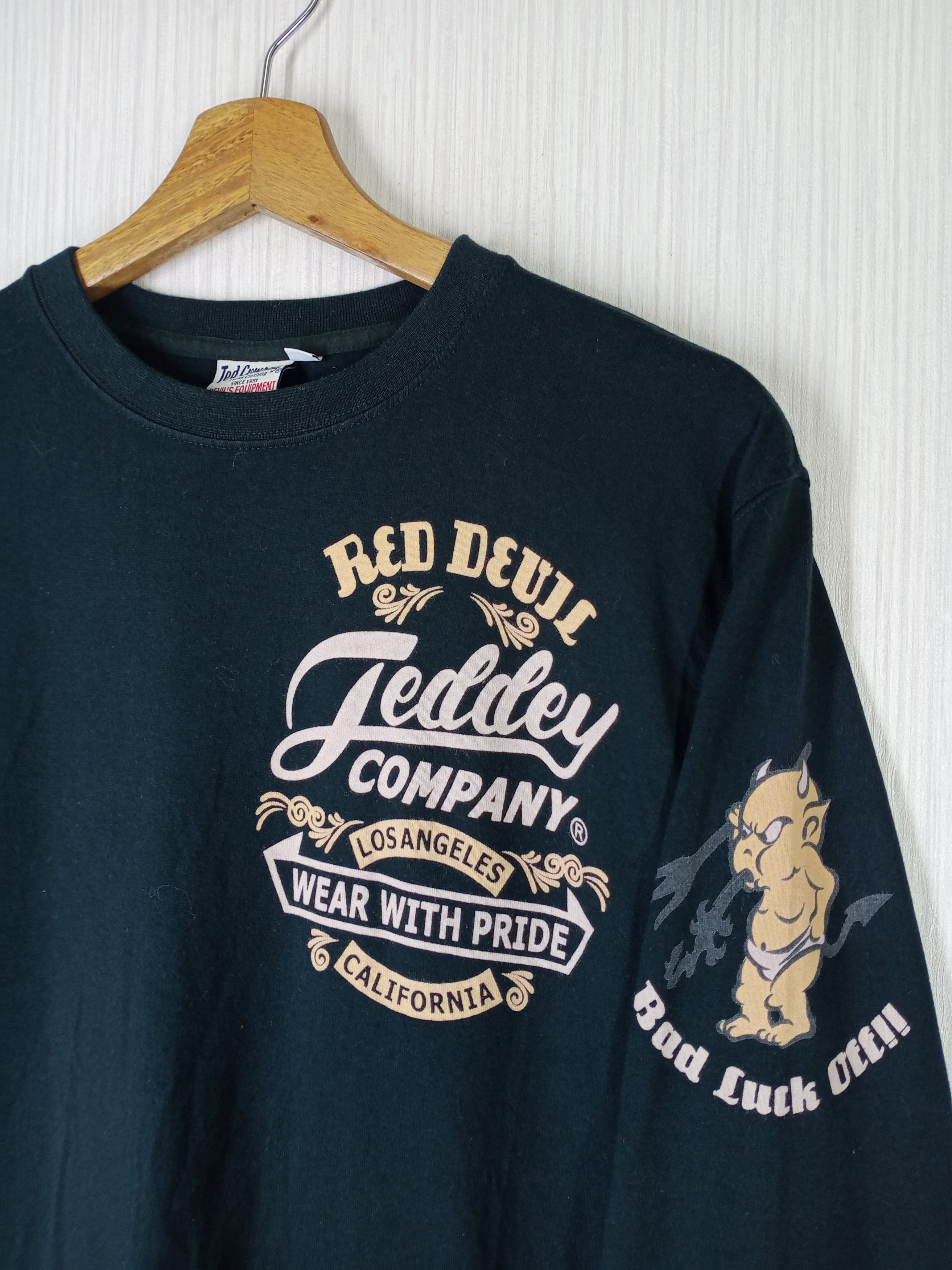 Japanese Brand Vintage Tedman Company Red Devil Lucky Clothing Tshirt Size US M / EU 48-50 / 2 - 4 Thumbnail