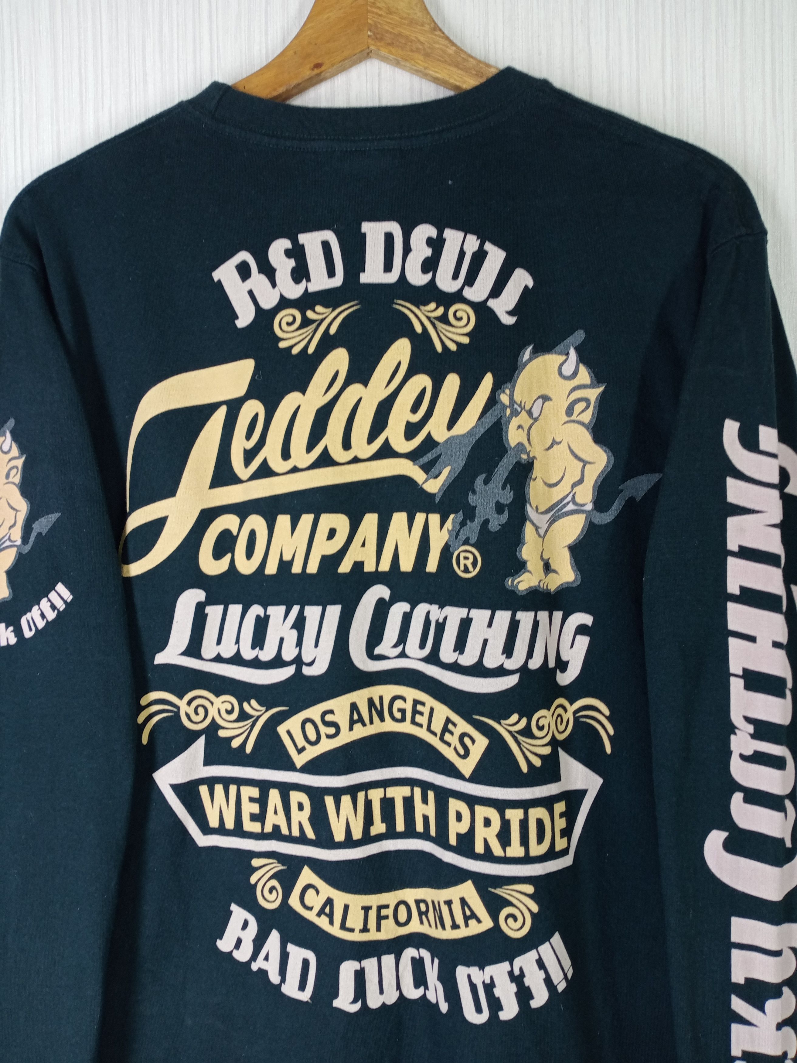Japanese Brand Vintage Tedman Company Red Devil Lucky Clothing Tshirt Size US M / EU 48-50 / 2 - 8 Thumbnail