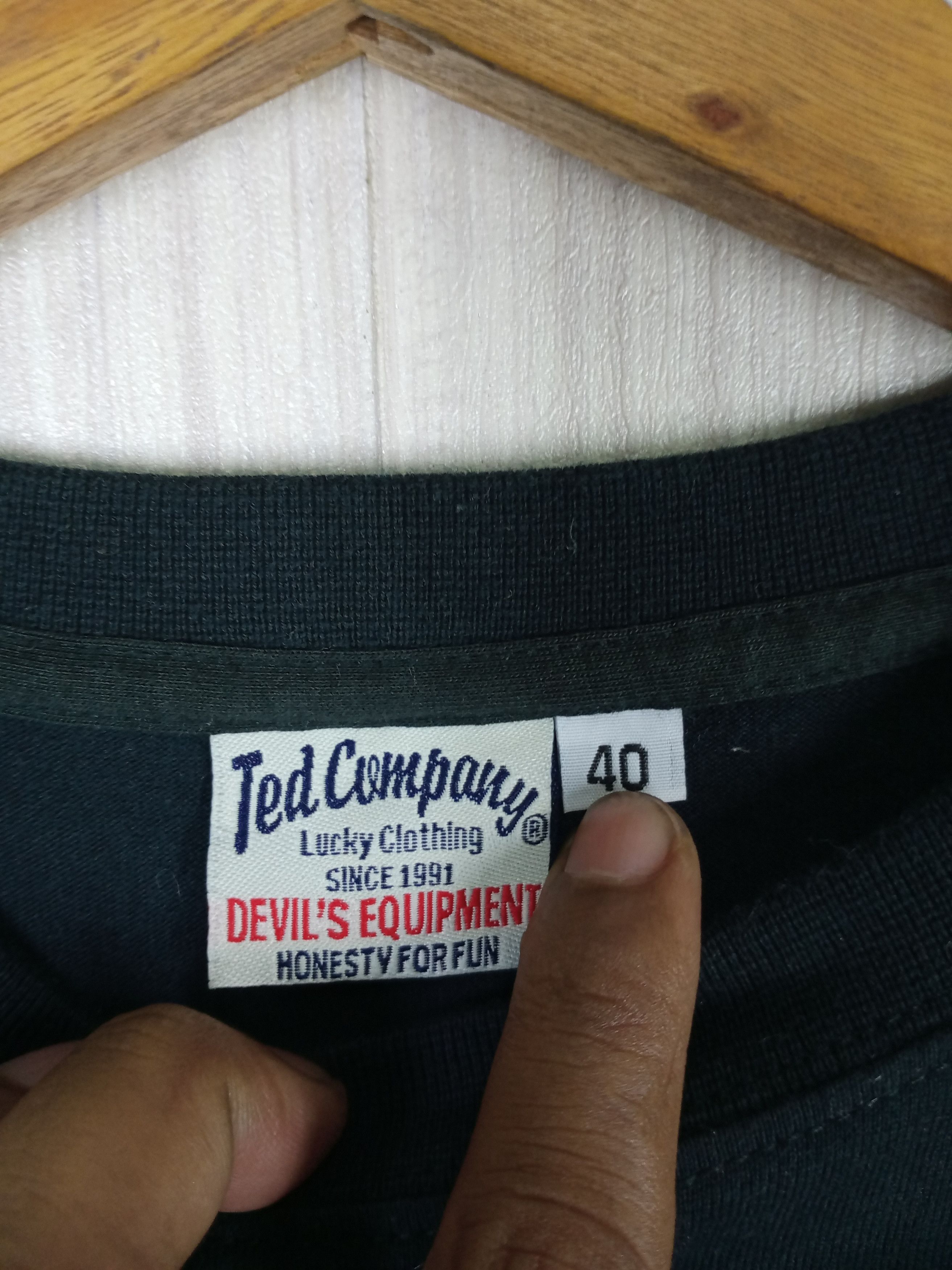 Japanese Brand Vintage Tedman Company Red Devil Lucky Clothing Tshirt Size US M / EU 48-50 / 2 - 9 Thumbnail
