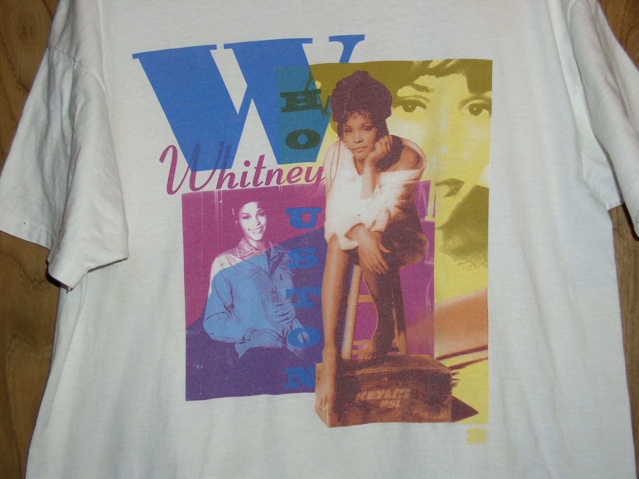 Hanes Whitney Houston Concert Shirt I Will Always Love You 1990's Size US XL / EU 56 / 4 - 3 Thumbnail