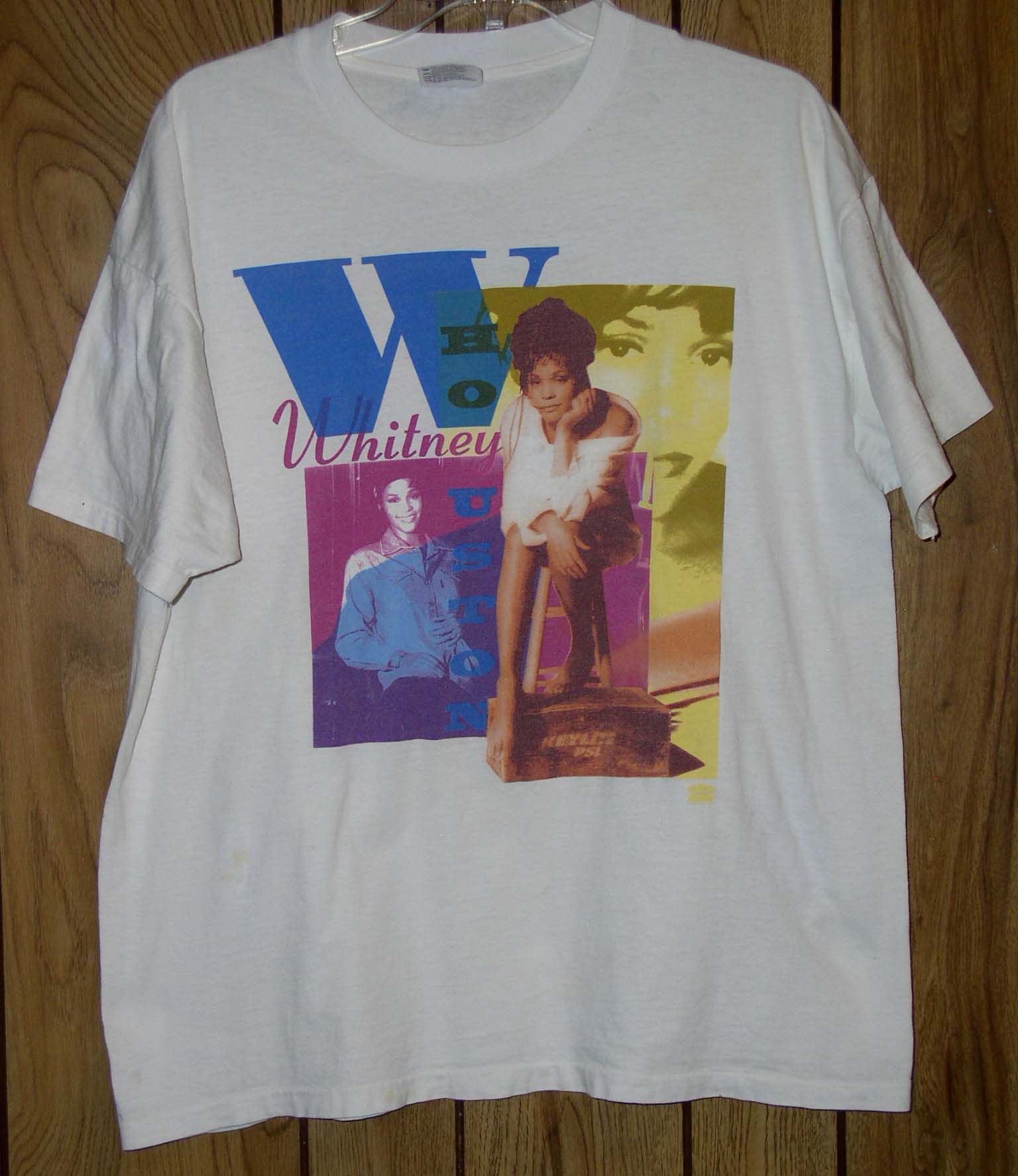 Hanes Whitney Houston Concert Shirt I Will Always Love You 1990's Size US XL / EU 56 / 4 - 1 Thumbnail