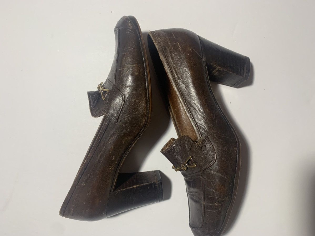 Gucci × Vintage Gucci Classic 70s Vintage Loafer Size US 7 / IT 37 - 6 Thumbnail