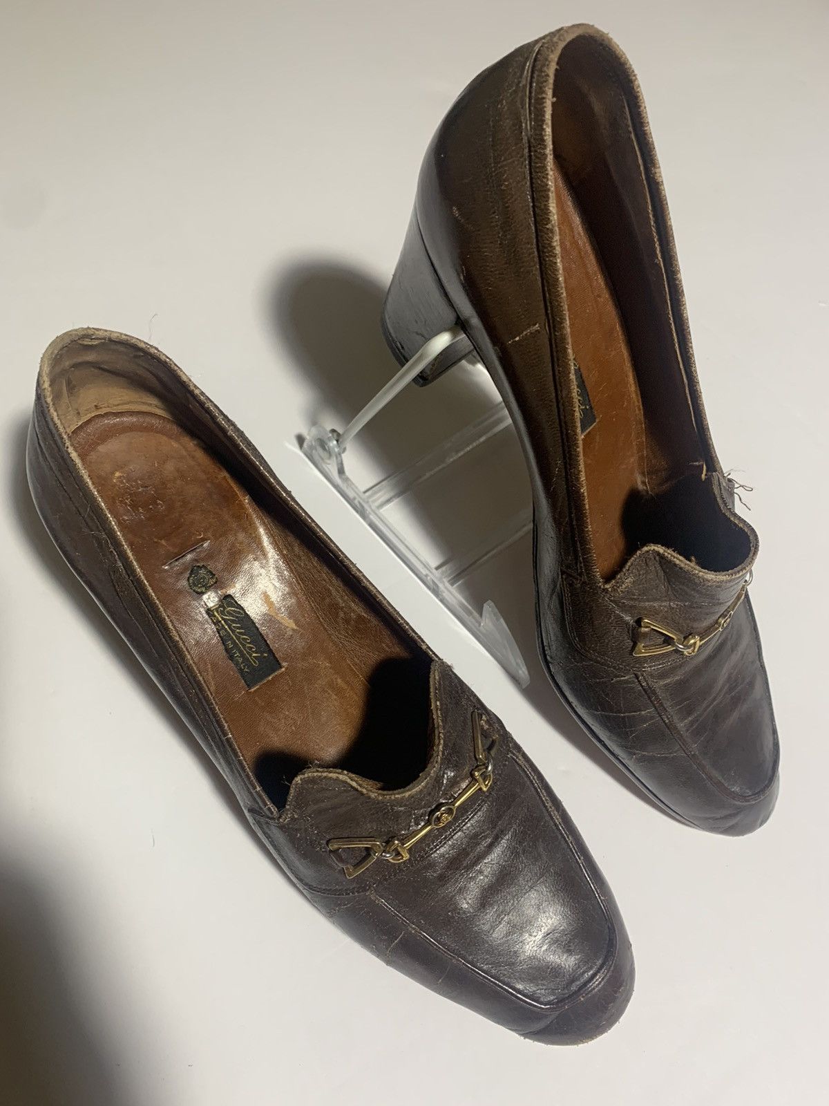 Gucci × Vintage Gucci Classic 70s Vintage Loafer Size US 7 / IT 37 - 2 Thumbnail