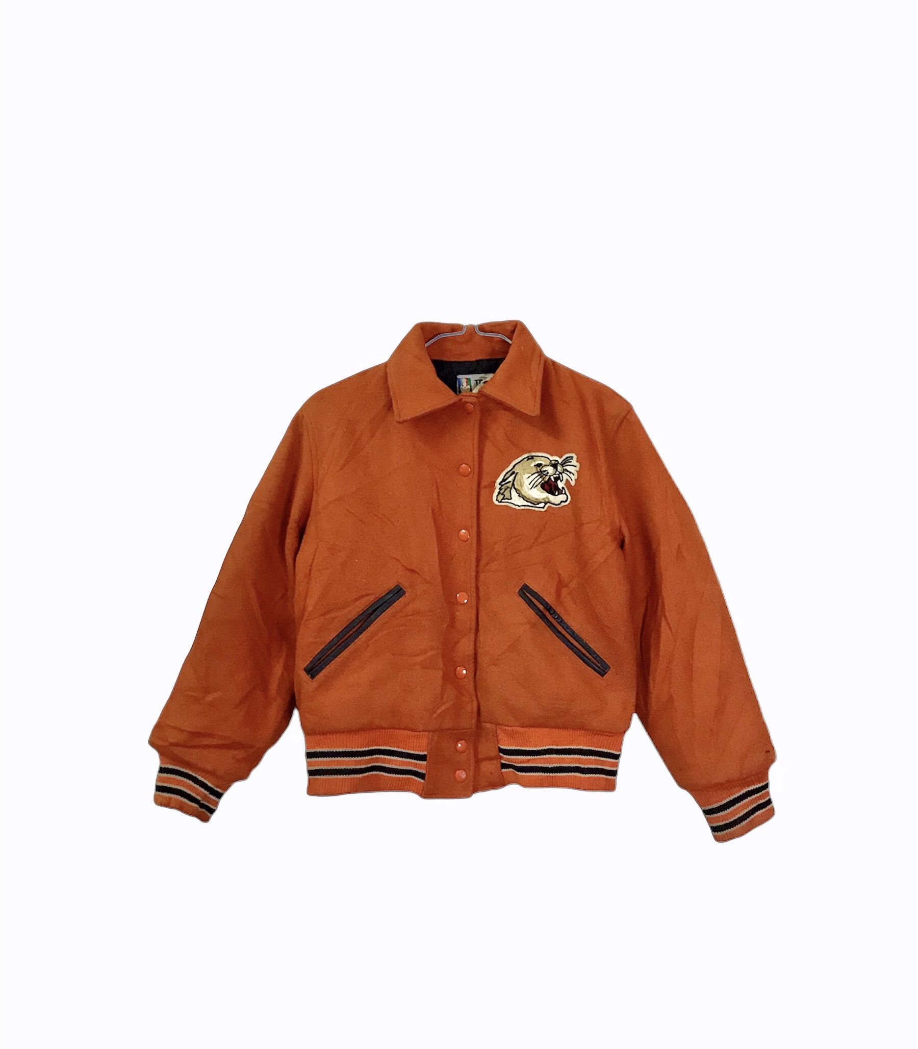 Trophy Clothing Vintage Rare 80s Acrylic Tiger Thropy Jacket Size US S / EU 44-46 / 1 - 1 Thumbnail