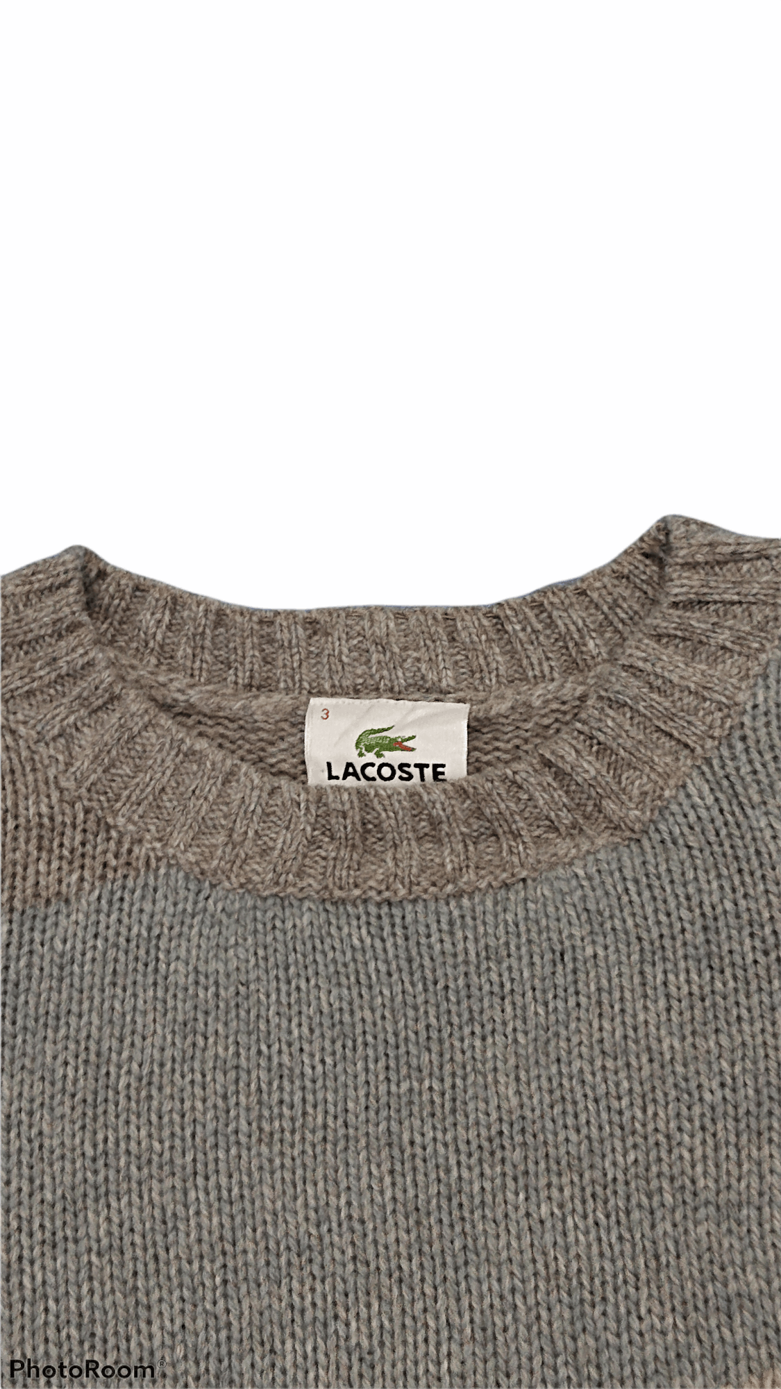 Lacoste × Vintage VINTAGE 80S LACOSTE X ARAN ISLE KNITWEAR Size US L / EU 52-54 / 3 - 3 Thumbnail