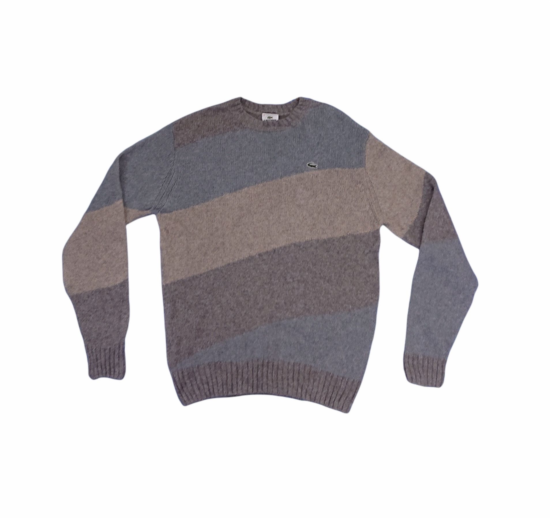 Lacoste × Vintage VINTAGE 80S LACOSTE X ARAN ISLE KNITWEAR Size US L / EU 52-54 / 3 - 1 Thumbnail