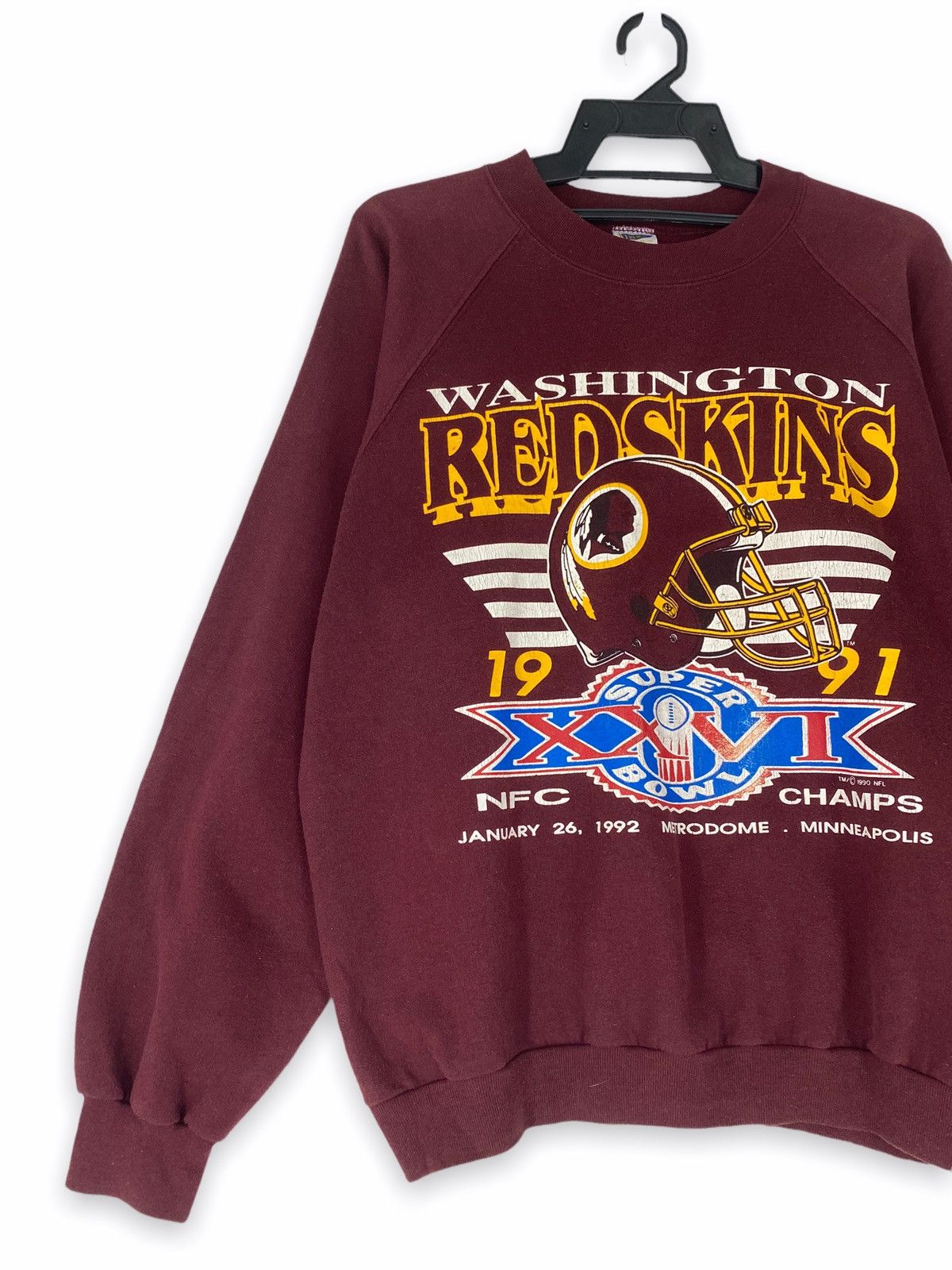 NFL Vintage rare 1991 Washington Red Skins NFC Champs Size US L / EU 52-54 / 3 - 3 Thumbnail